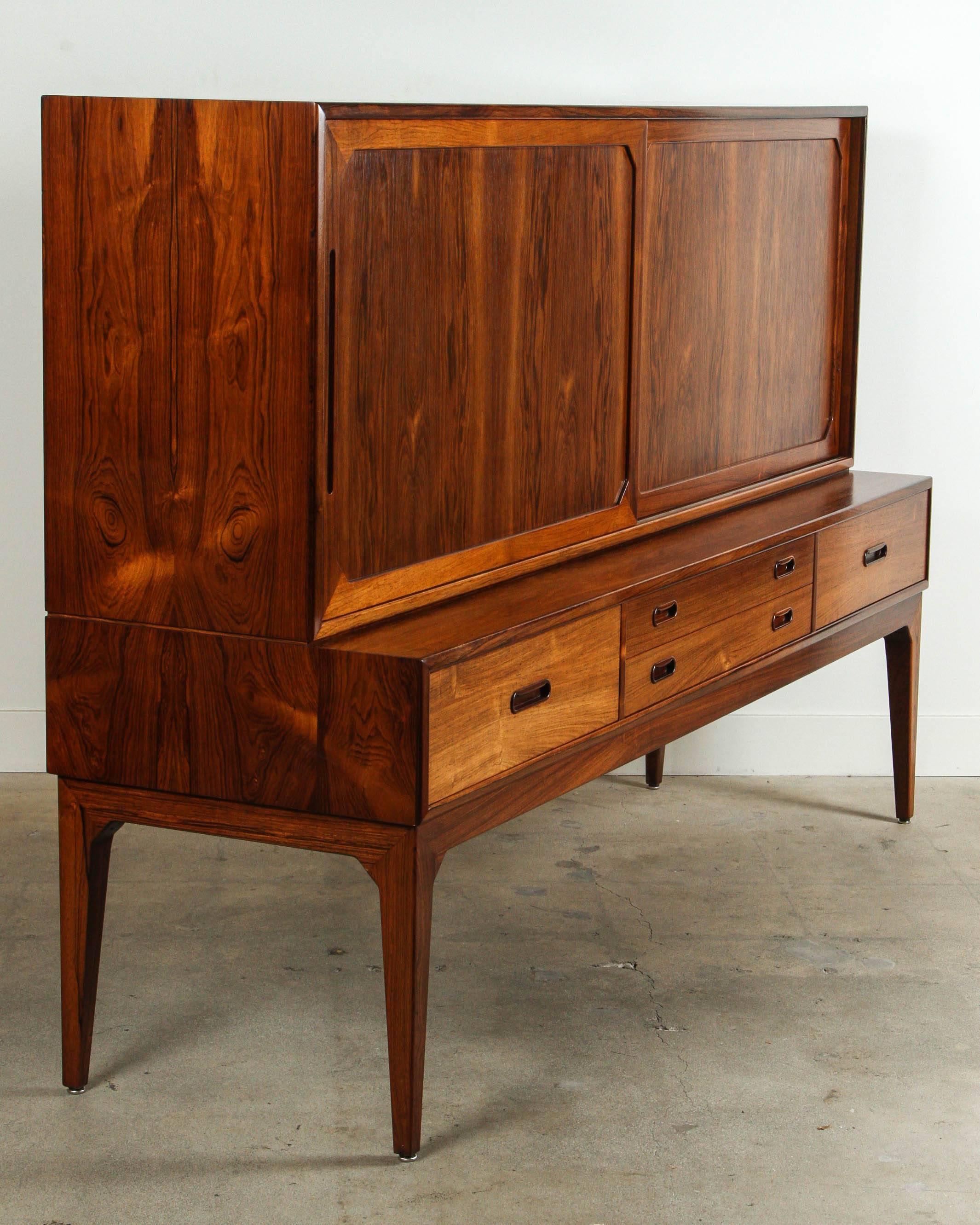 Large Danish Rosewood Cabinet 4