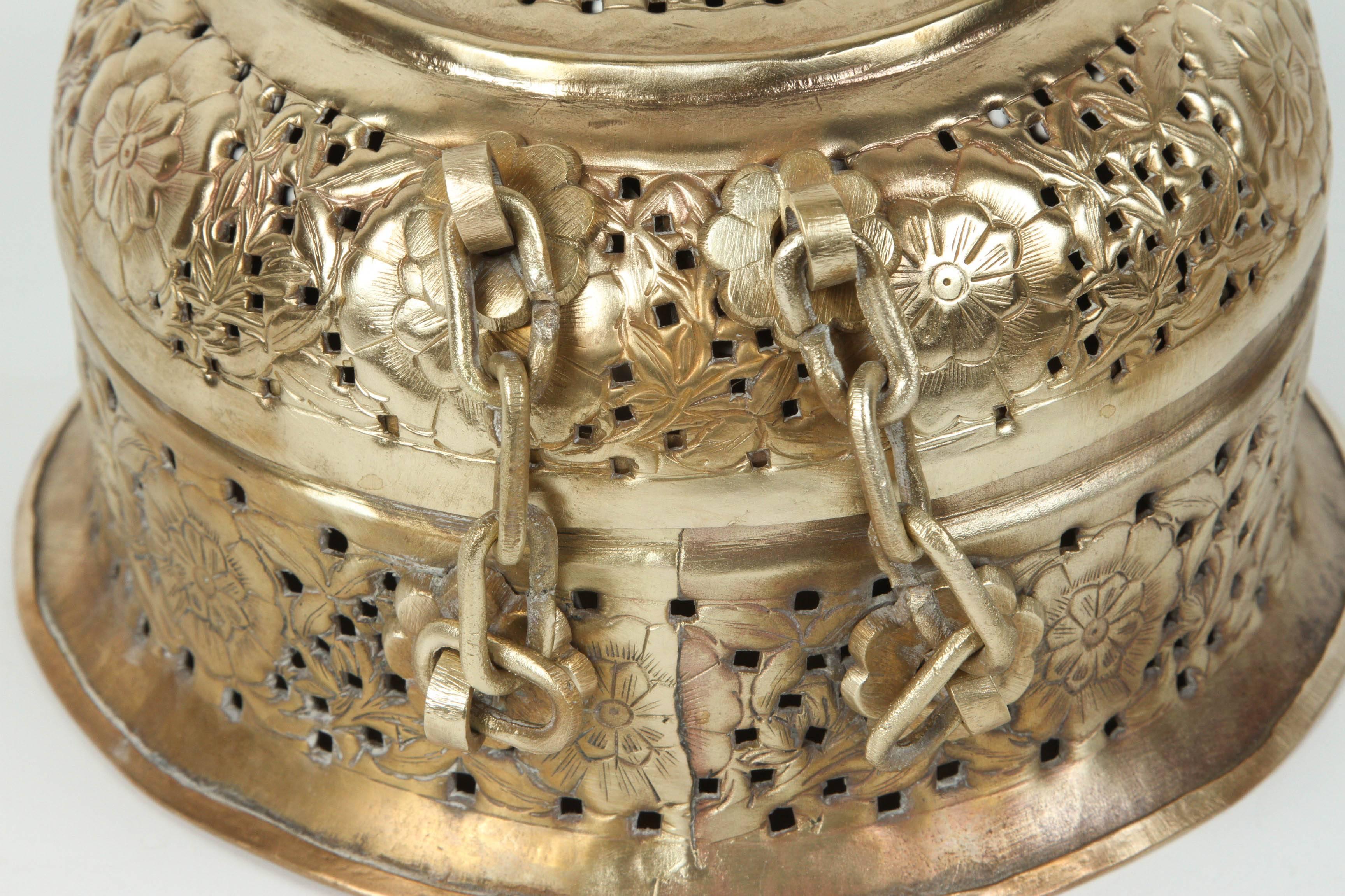 Anglo-Indian Polished Brass Pierced Box 1