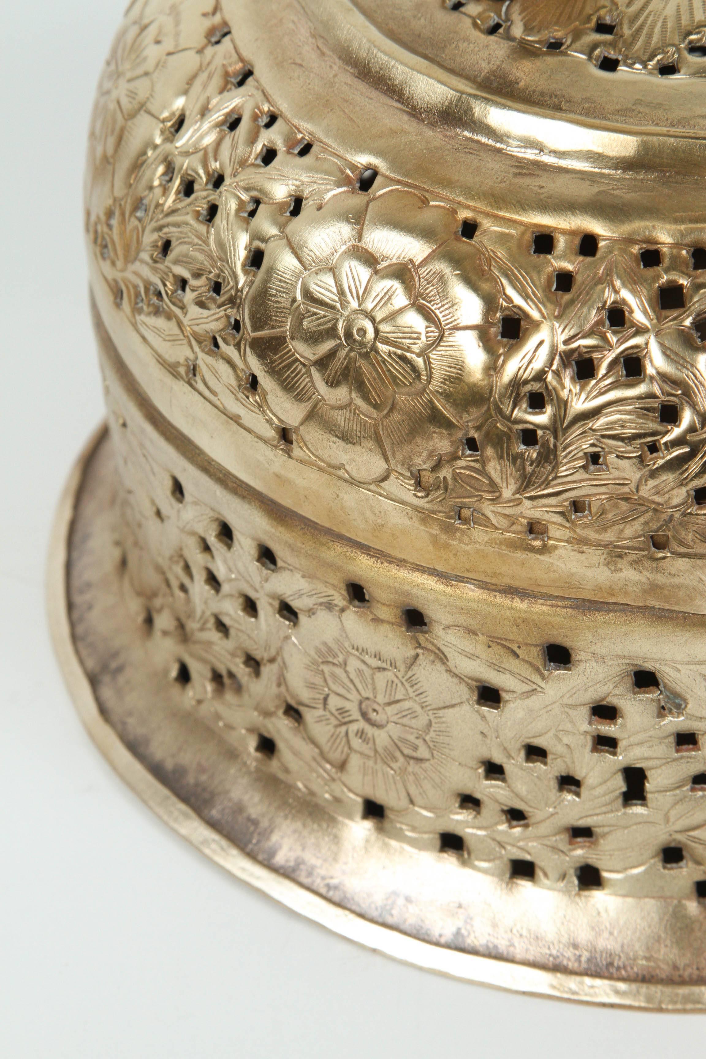 Anglo-Indian Polished Brass Pierced Box 2