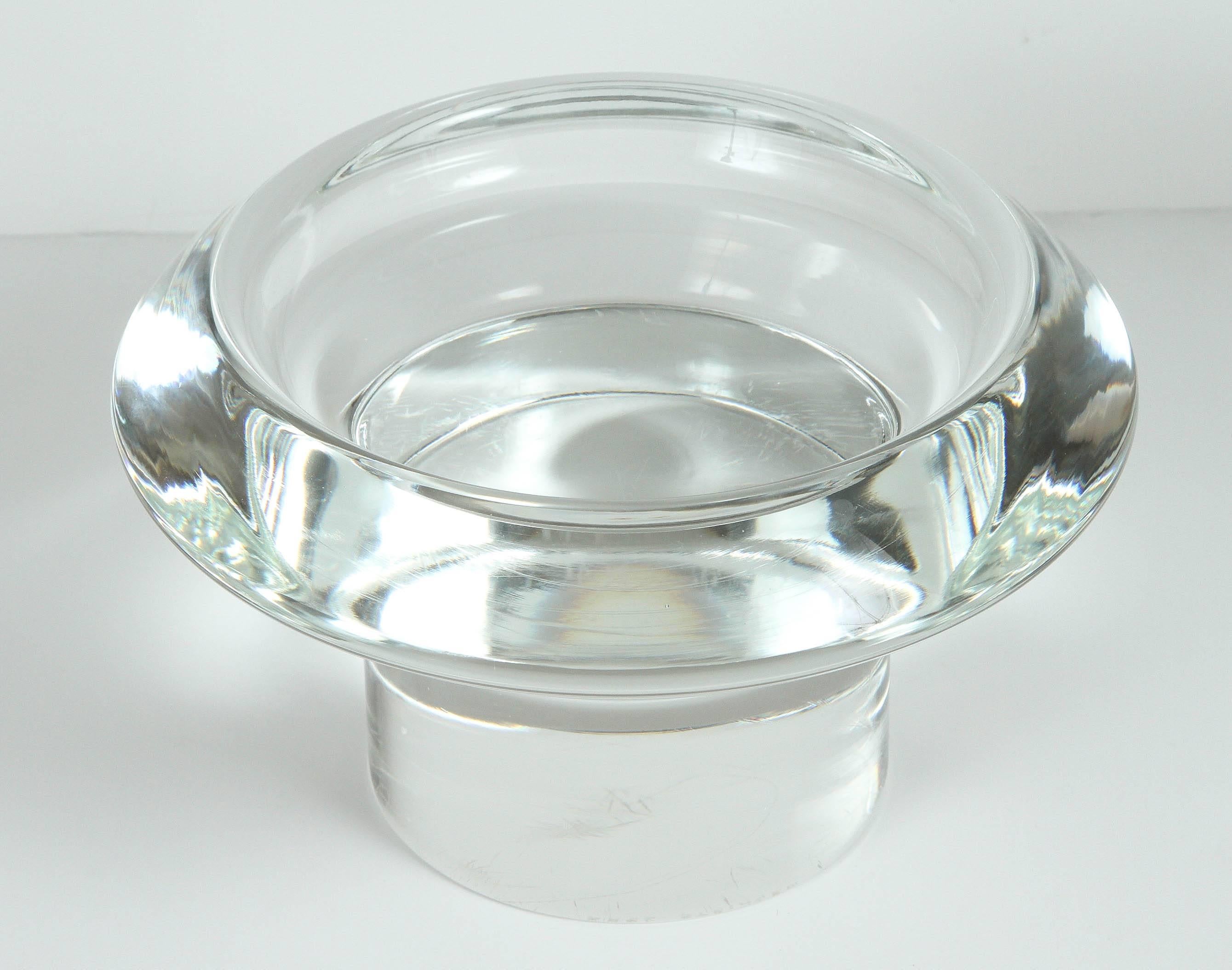 Modern Karl Springer Glass Bowl