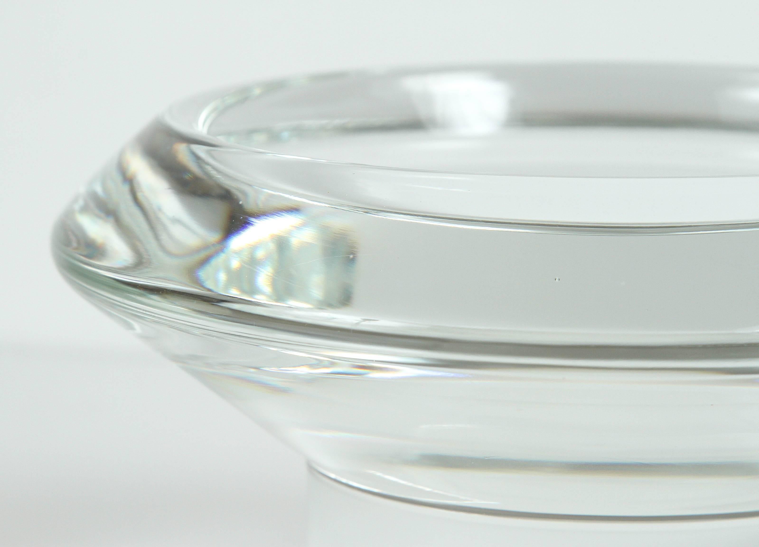 Late 20th Century Karl Springer Glass Bowl