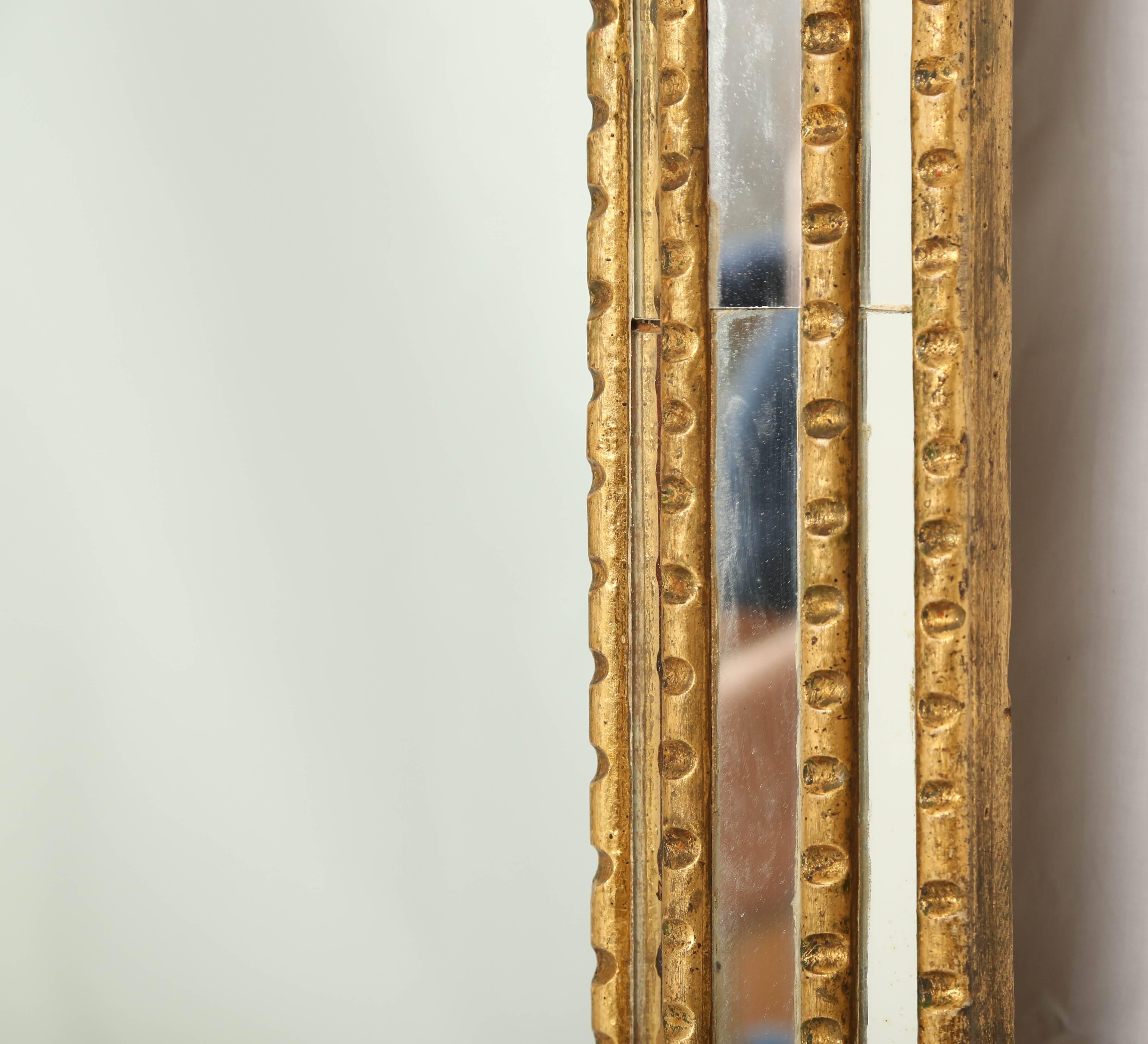 Italian Giltwood Mirror with Reliefs 2