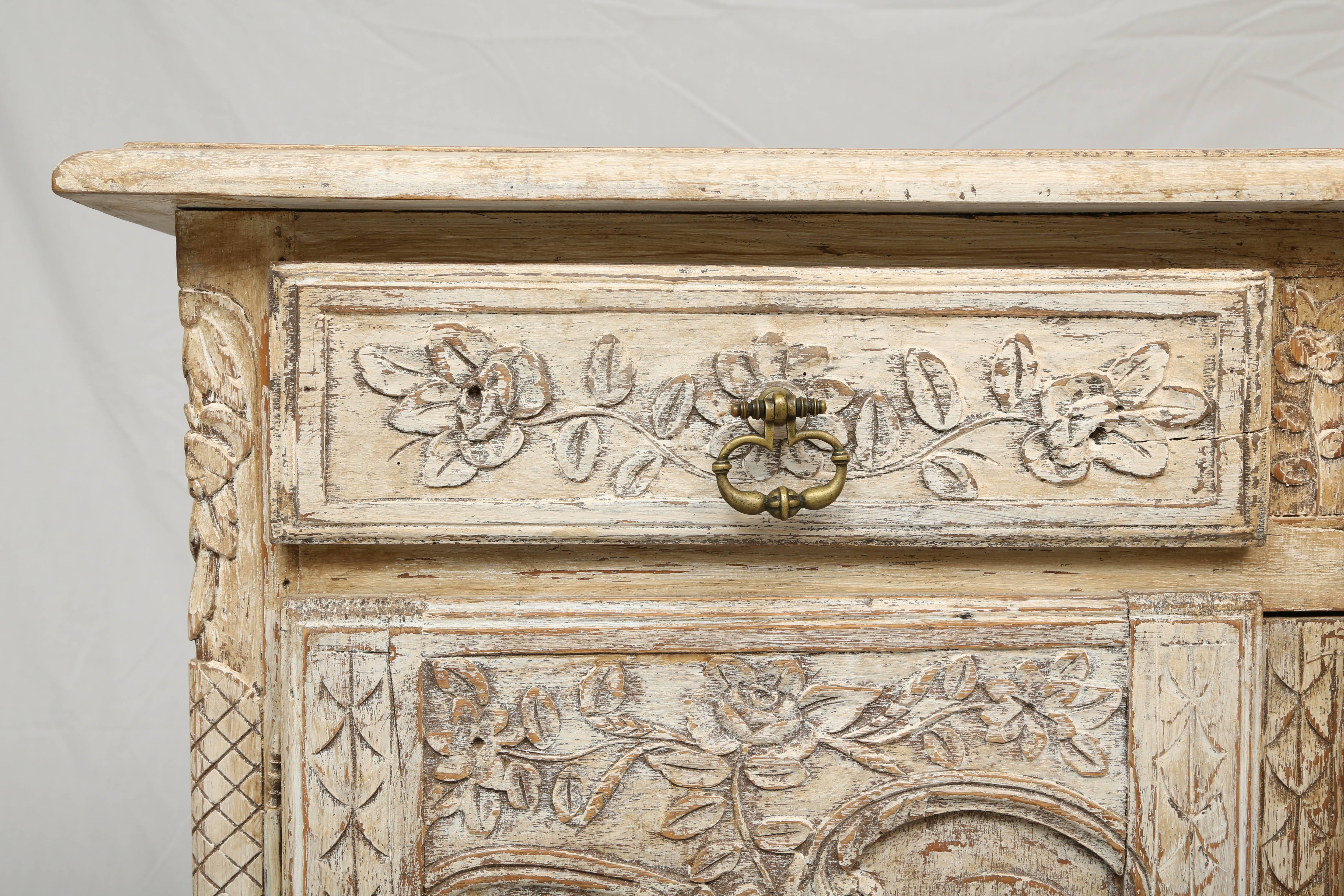 Early 19th Century French Painted Credenza 1