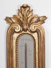French Napoleon III Gilt Thermometer