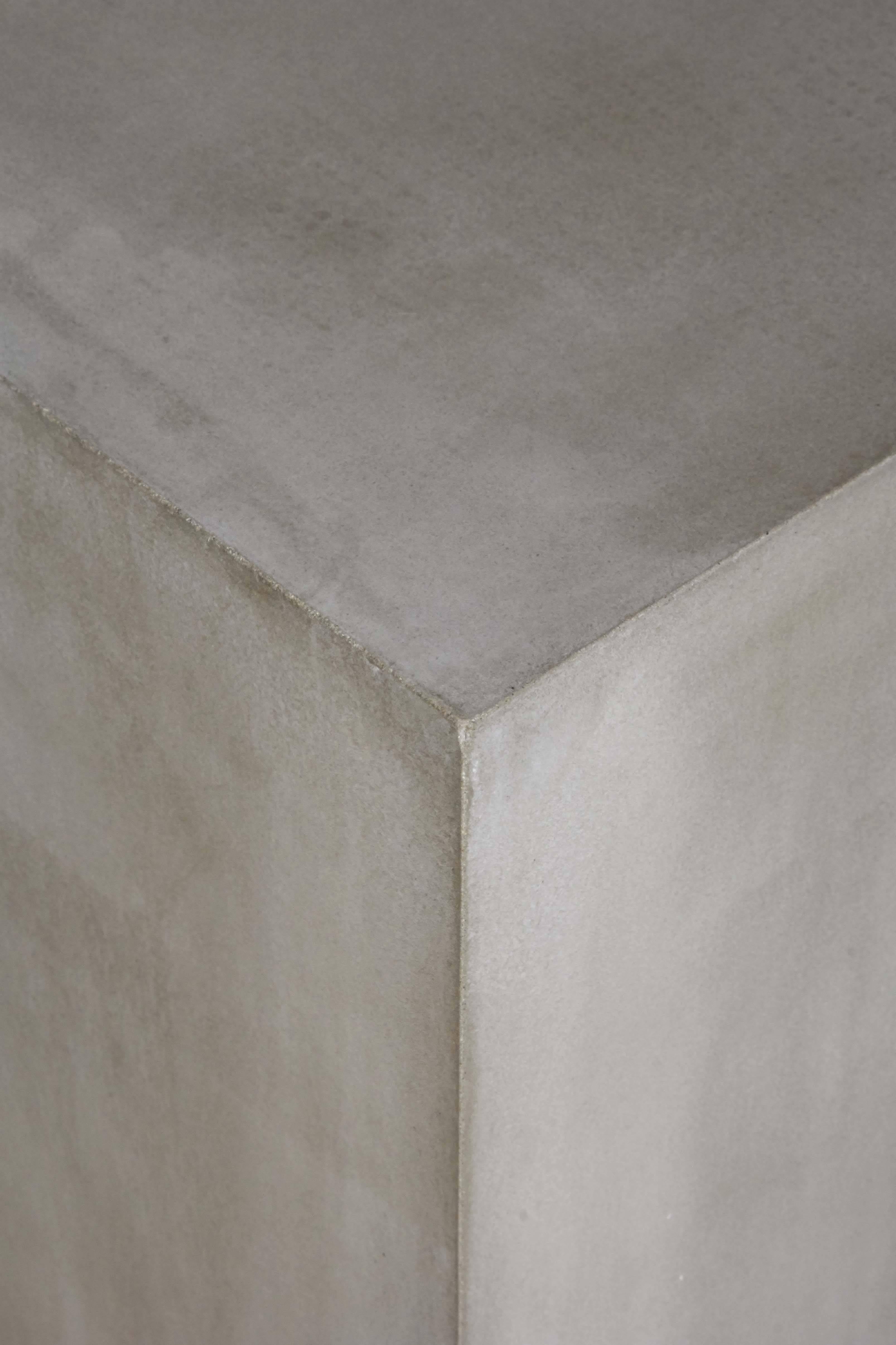 concrete block coffee table