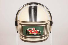 Formula One Helmet Light, Niki Lauder Driving a Ferrari in 1976