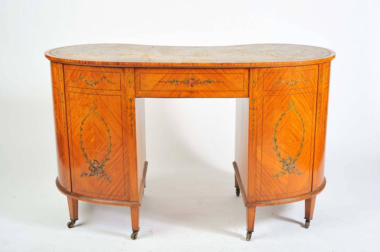 Rare Pair Of Kidney Shape Desks For Sale At 1stdibs