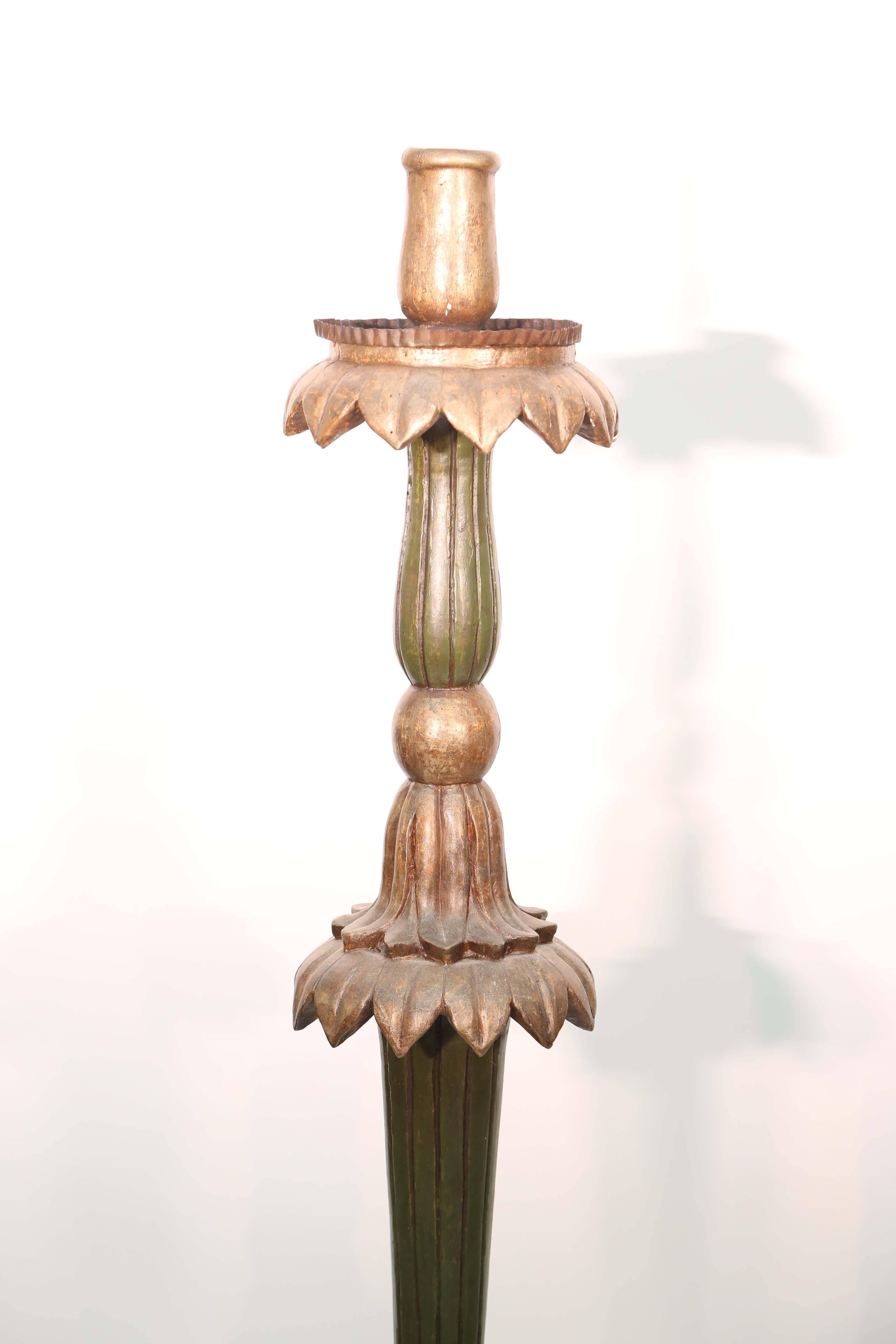 Pair of 19th Century Italian Candle Stands 2