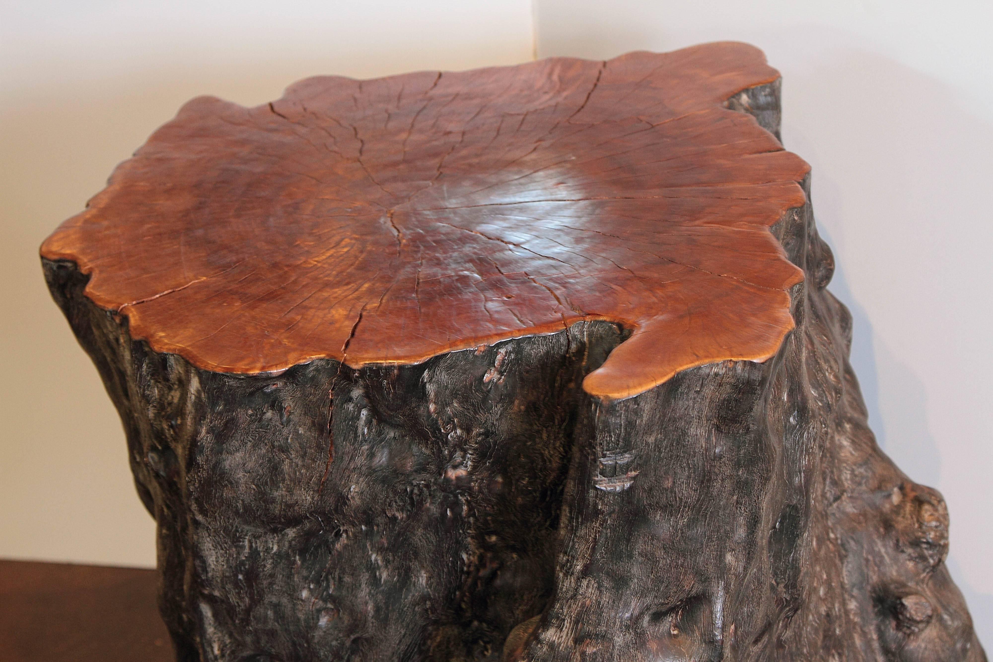Organic Lychee Wood Stump 1