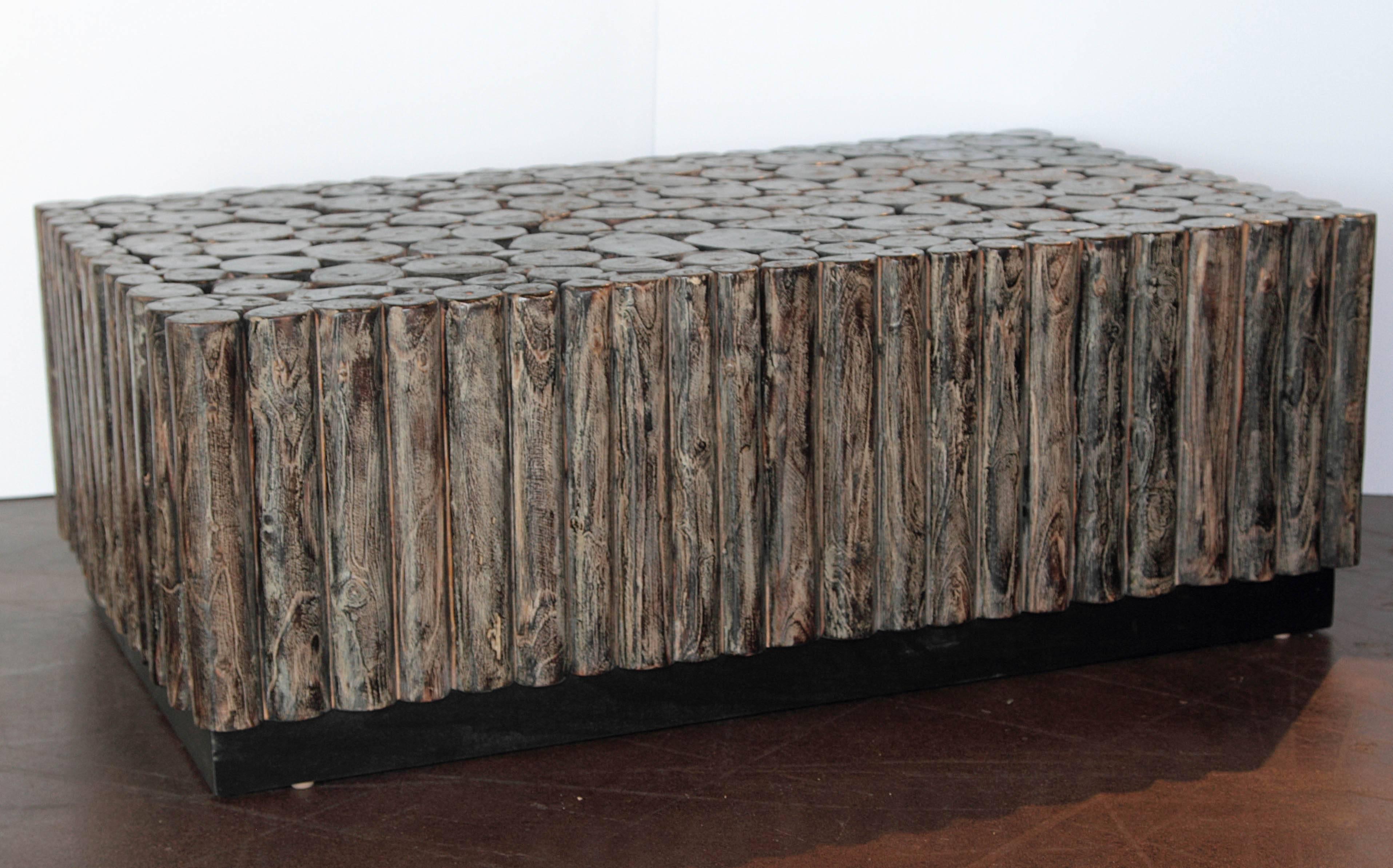 Organic Log Cocktail Tables 1