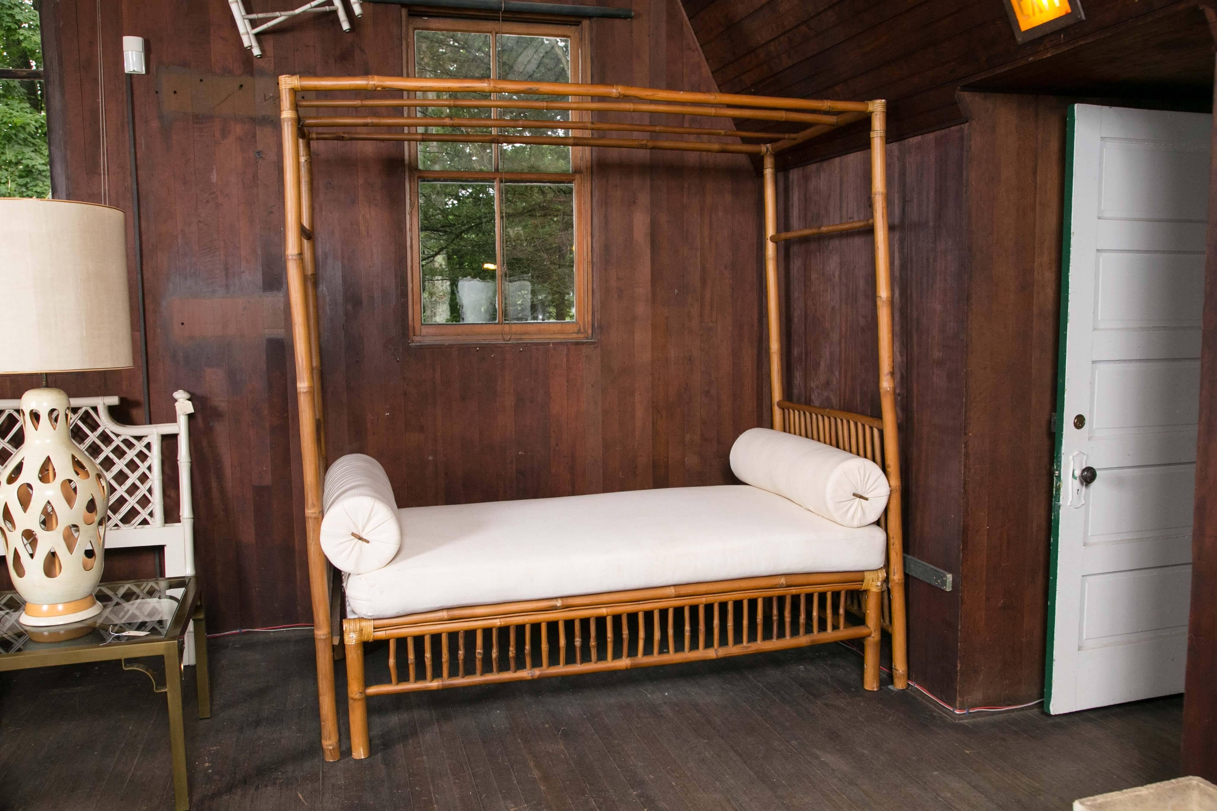 Hollywood Regency Bamboo Daybed