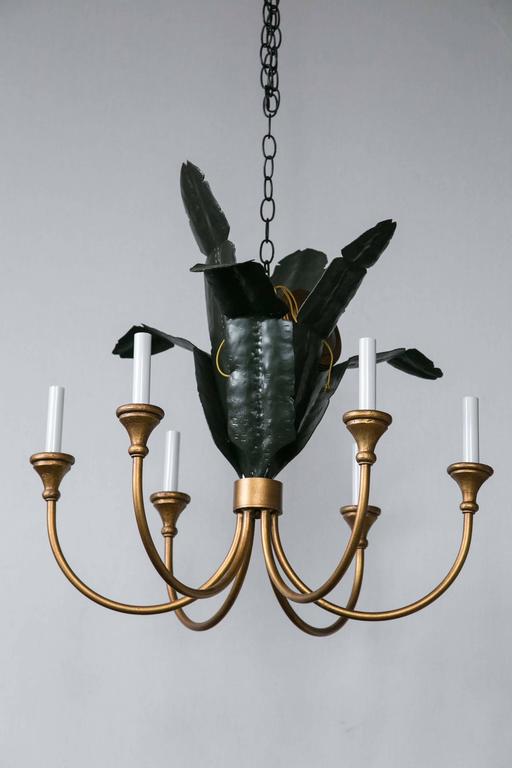 Italian Banana Leaf Chandelier at 1stDibs