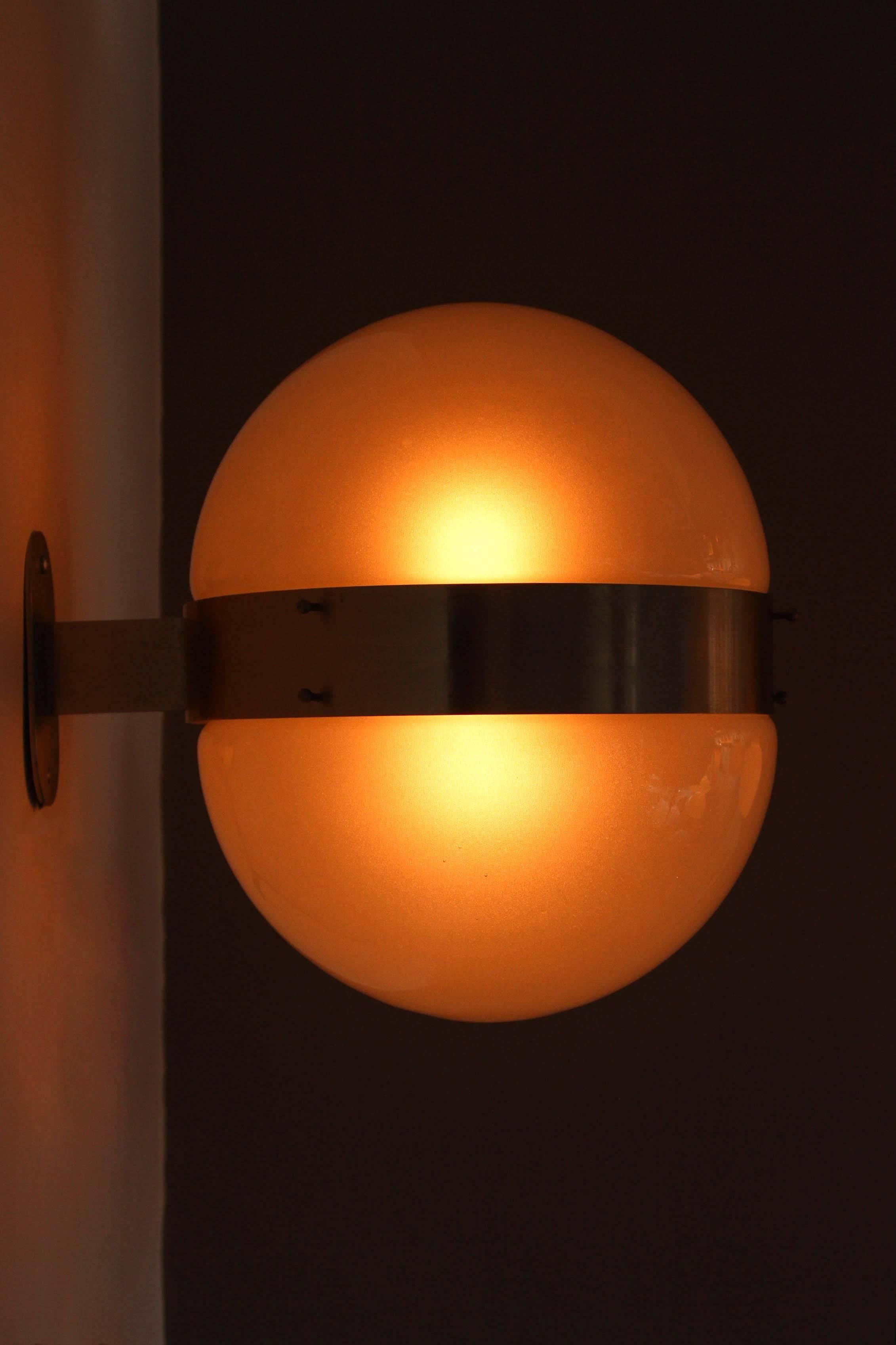 Mid-Century Modern 1960s Sergio Mazza 'Clio' Sconce for Artemide