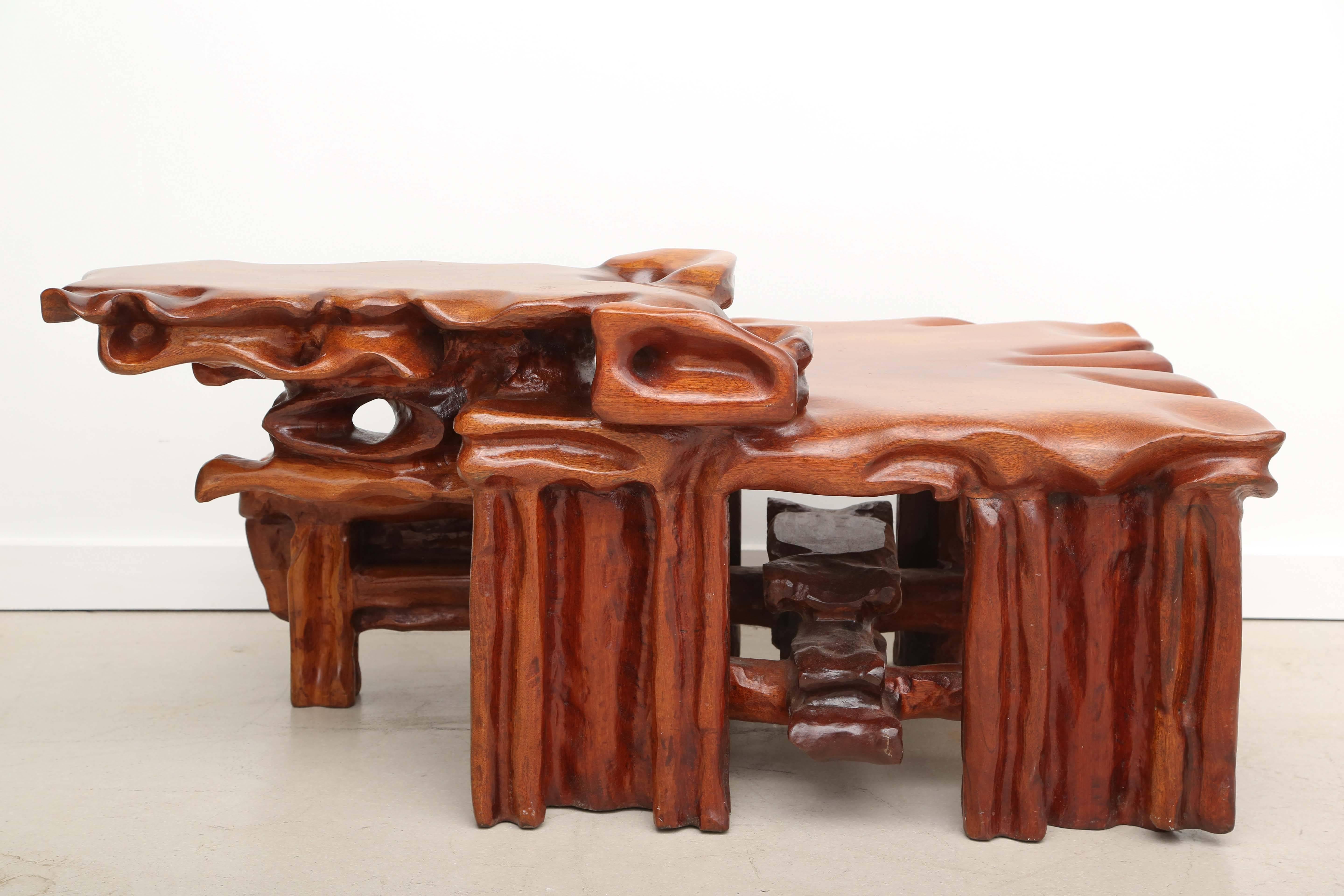 Organic Carved Coffee Table 1