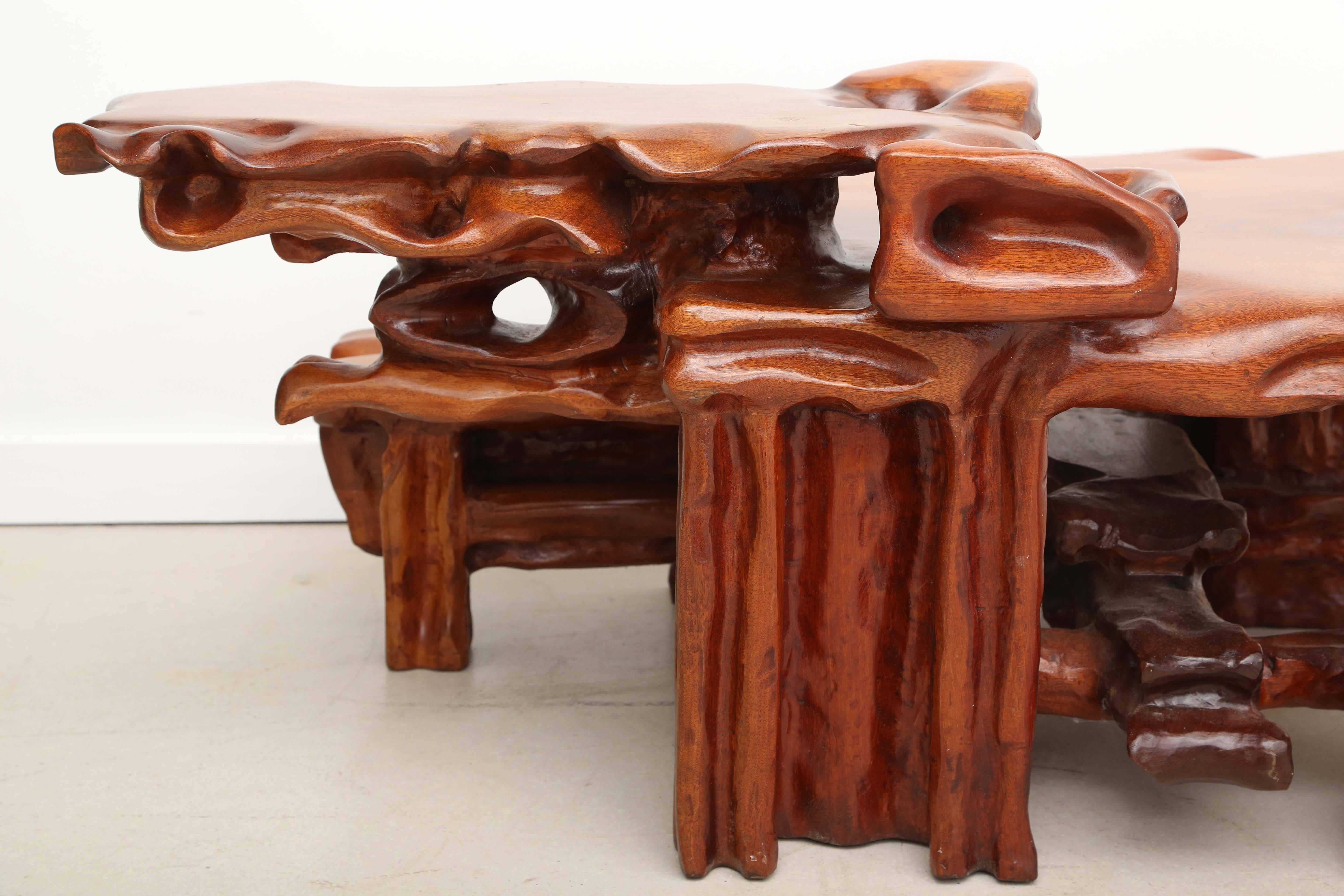 Organic Carved Coffee Table 2