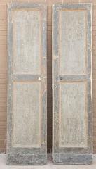18th Century Italian Original Painted Doors from Naples, Italy
