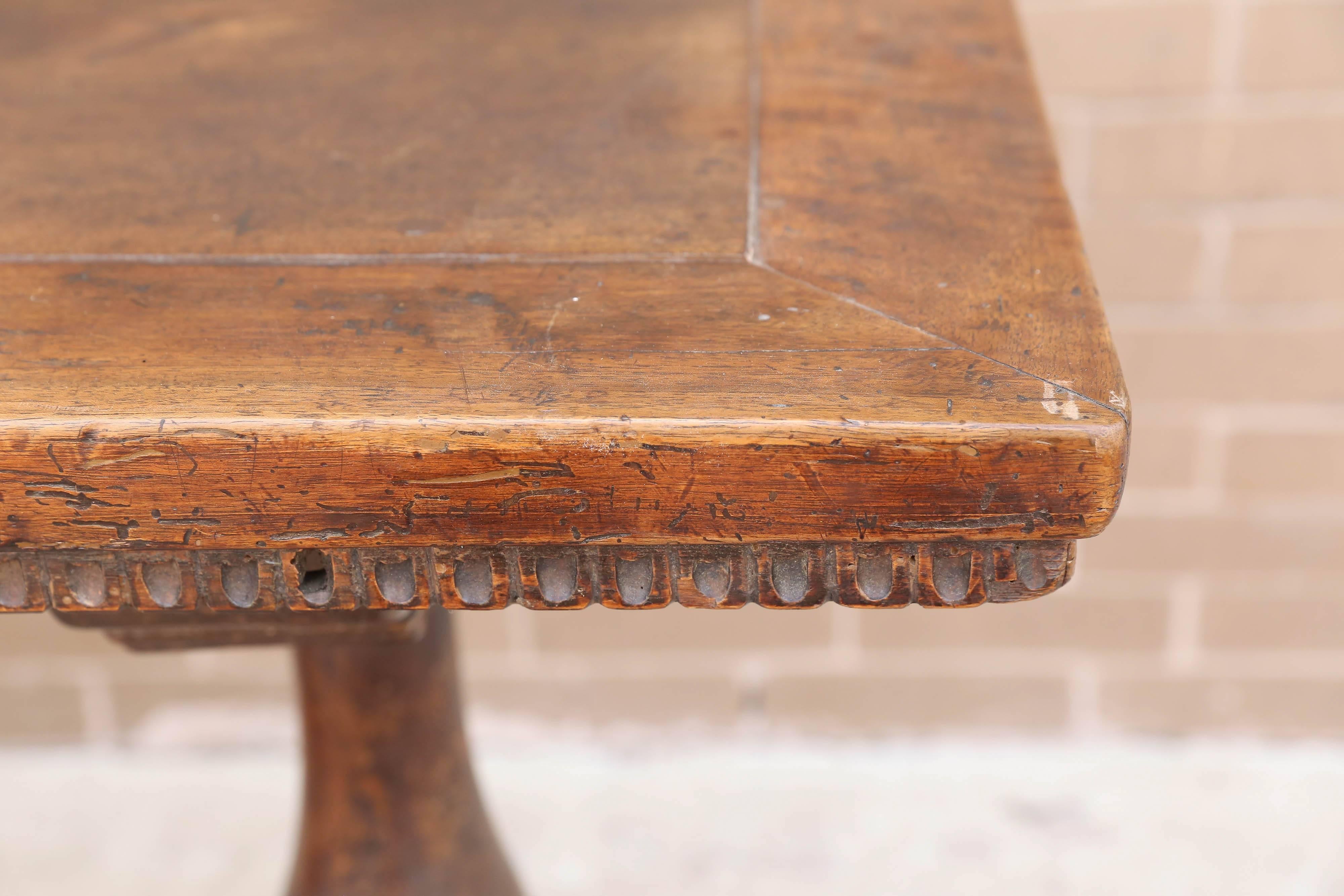 Early Italian Walnut Console, circa 1800 2