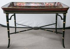 Lacquer Tray on Custom Stand