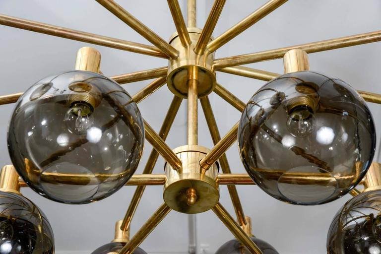 Vintage Brass Chandelier at 1stDibs | vintage brass chandeliers