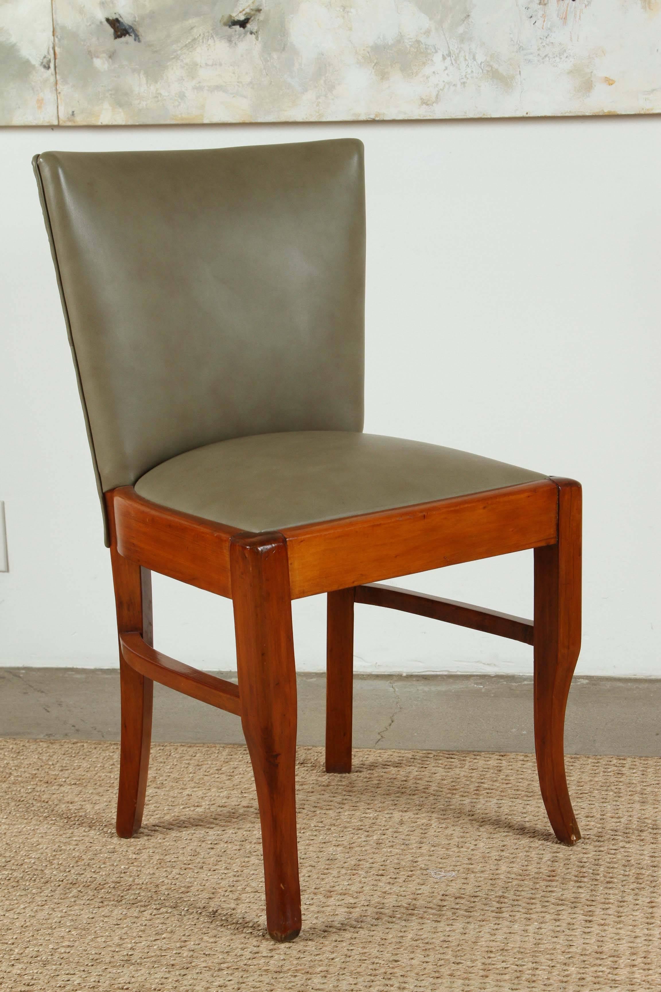 Art Deco Dining Chairs In Good Condition In Santa Monica, CA