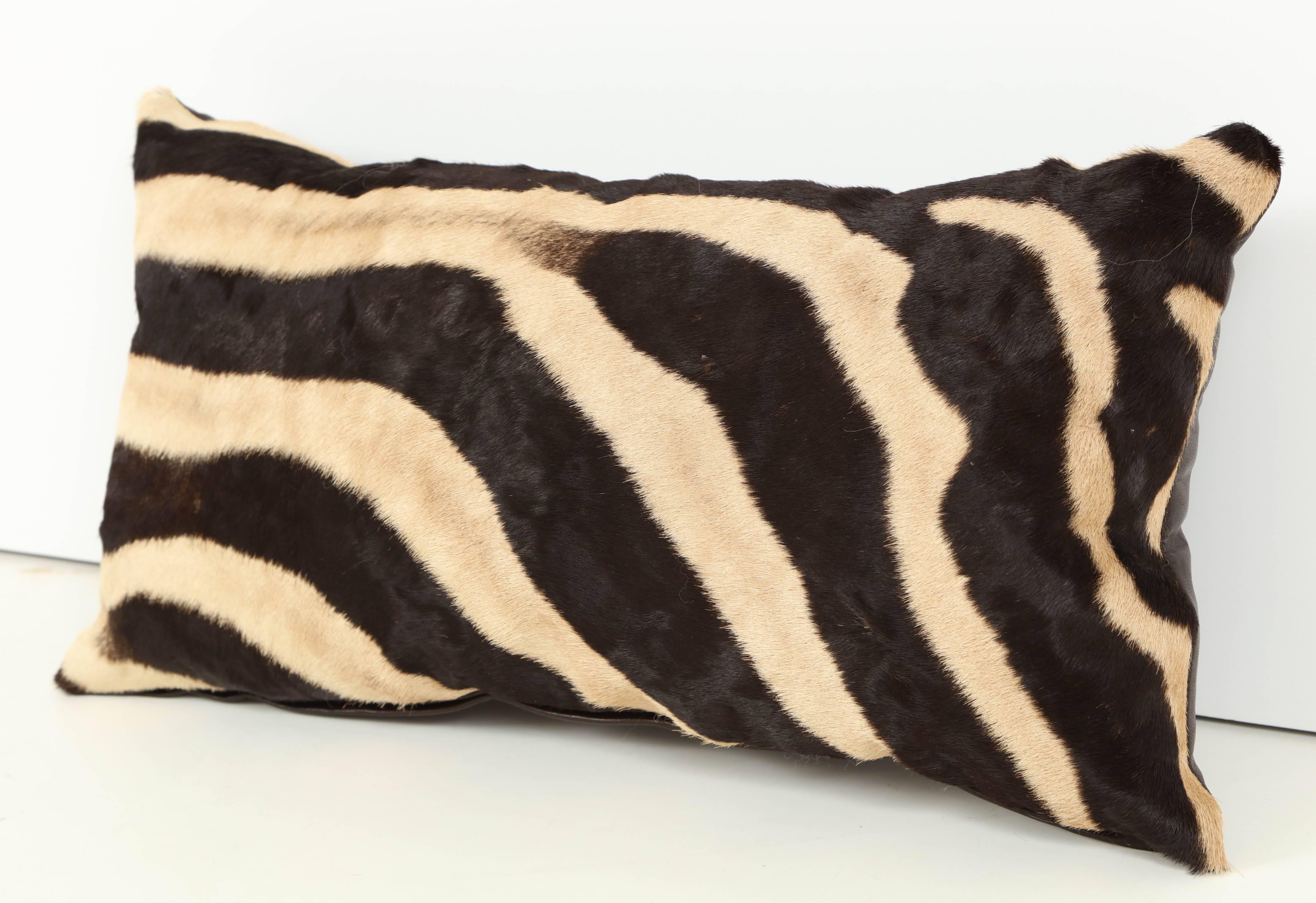 Zebra pillow, 20