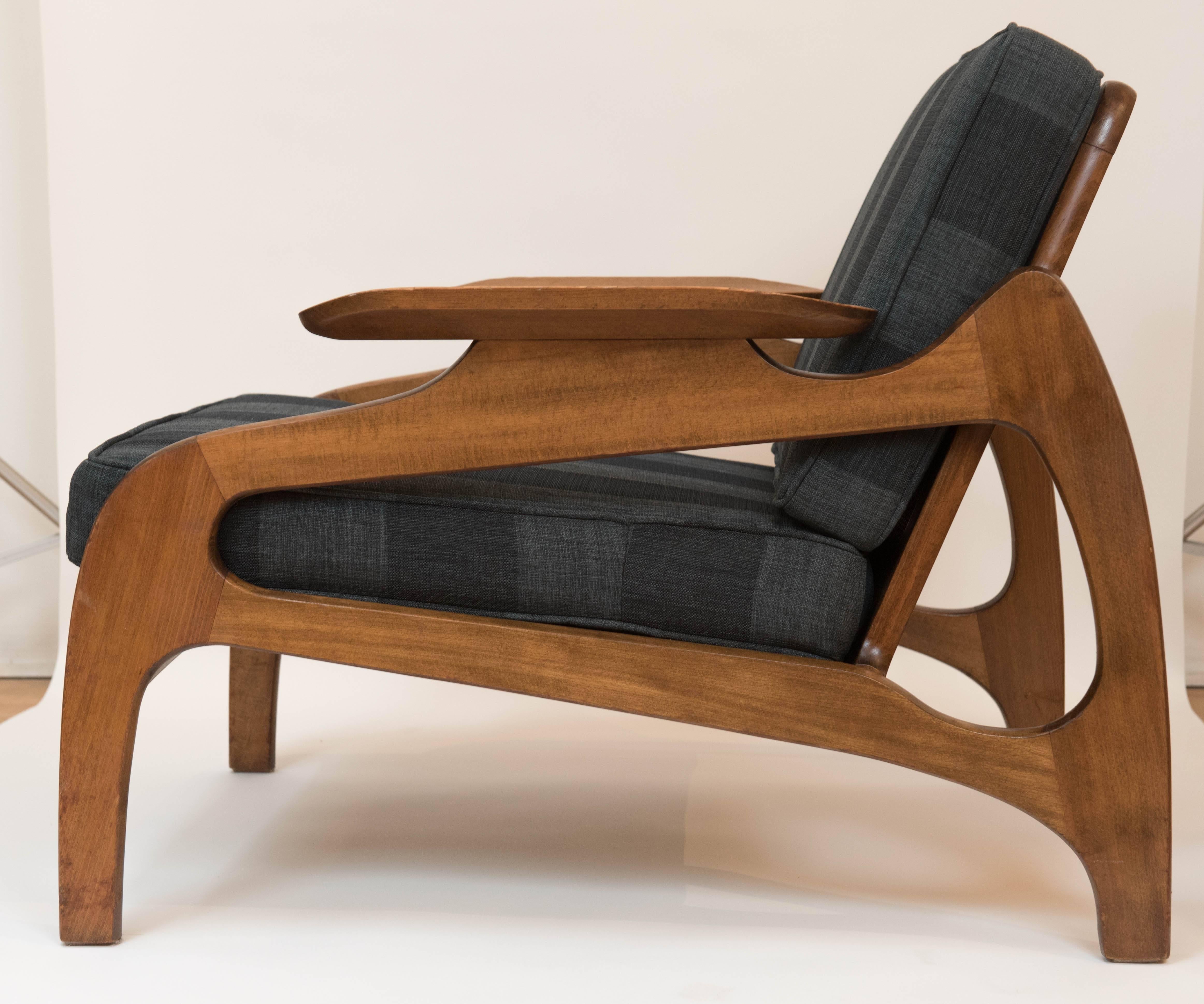 Mid-20th Century Pair of Mid-Century Modern Lounge Chairs by Adrian Pearsall