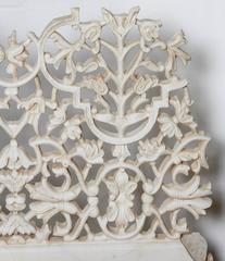 White Marble Jali Screen Fragment