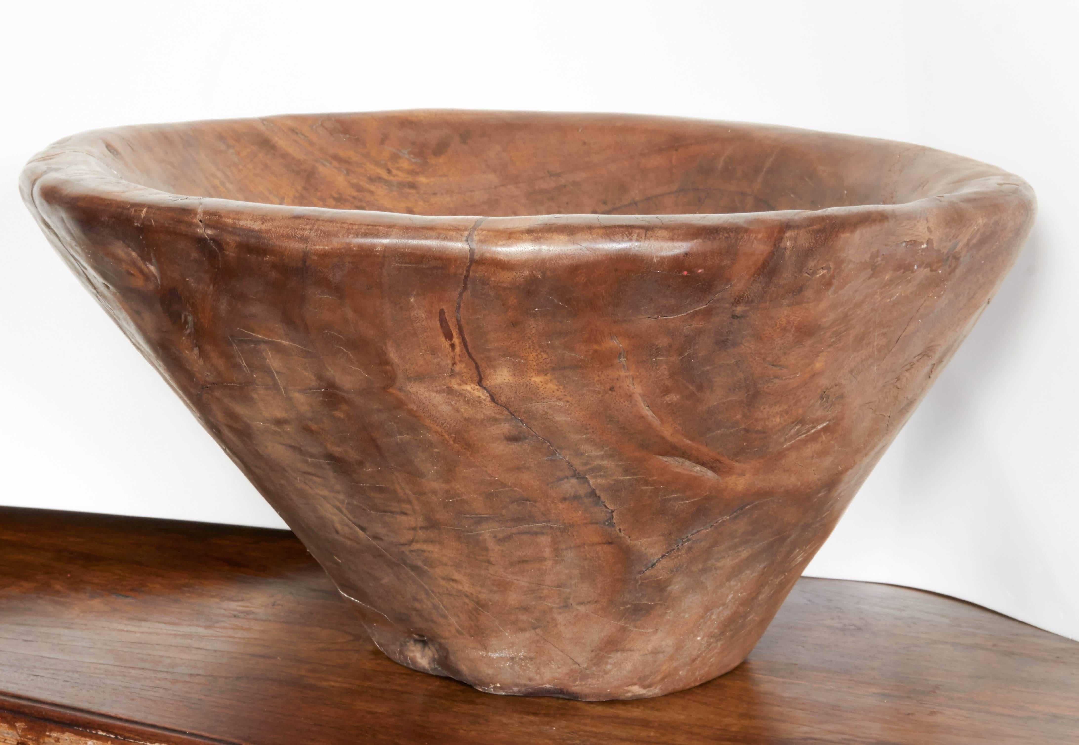 Large Teakwood Bowls 1