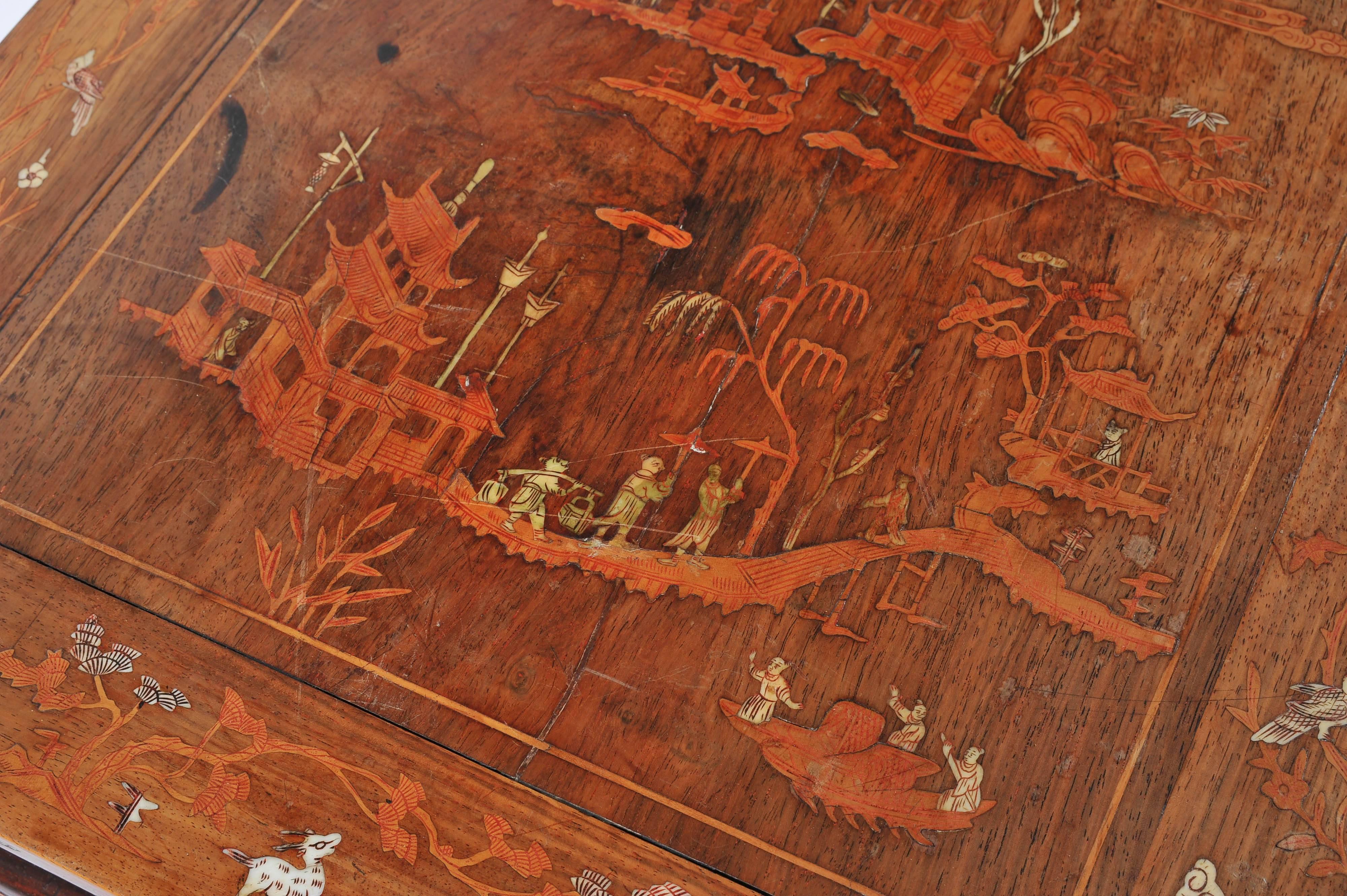 19th Century Chinese Inlaid Table 4