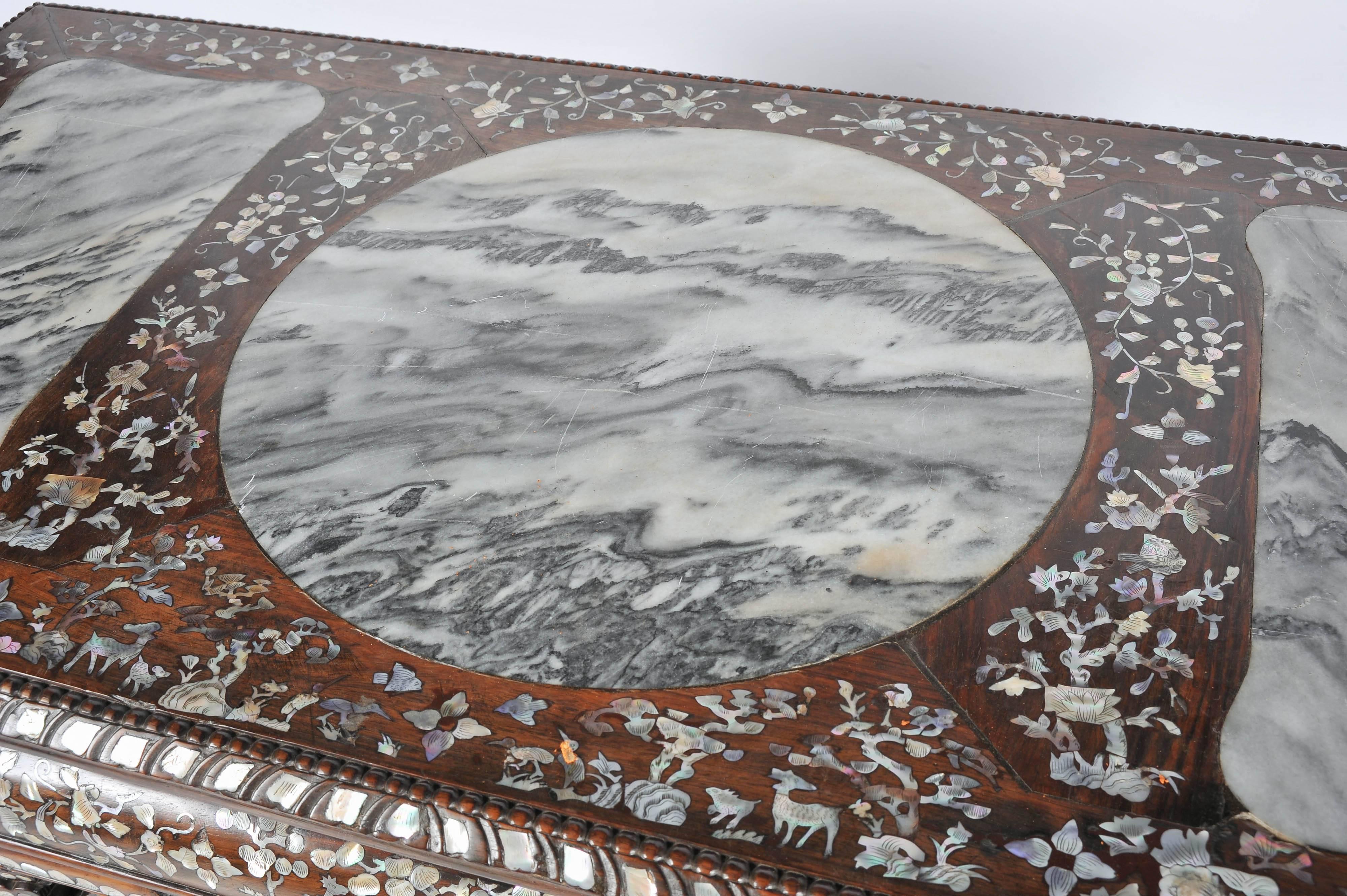 mother of pearl desk