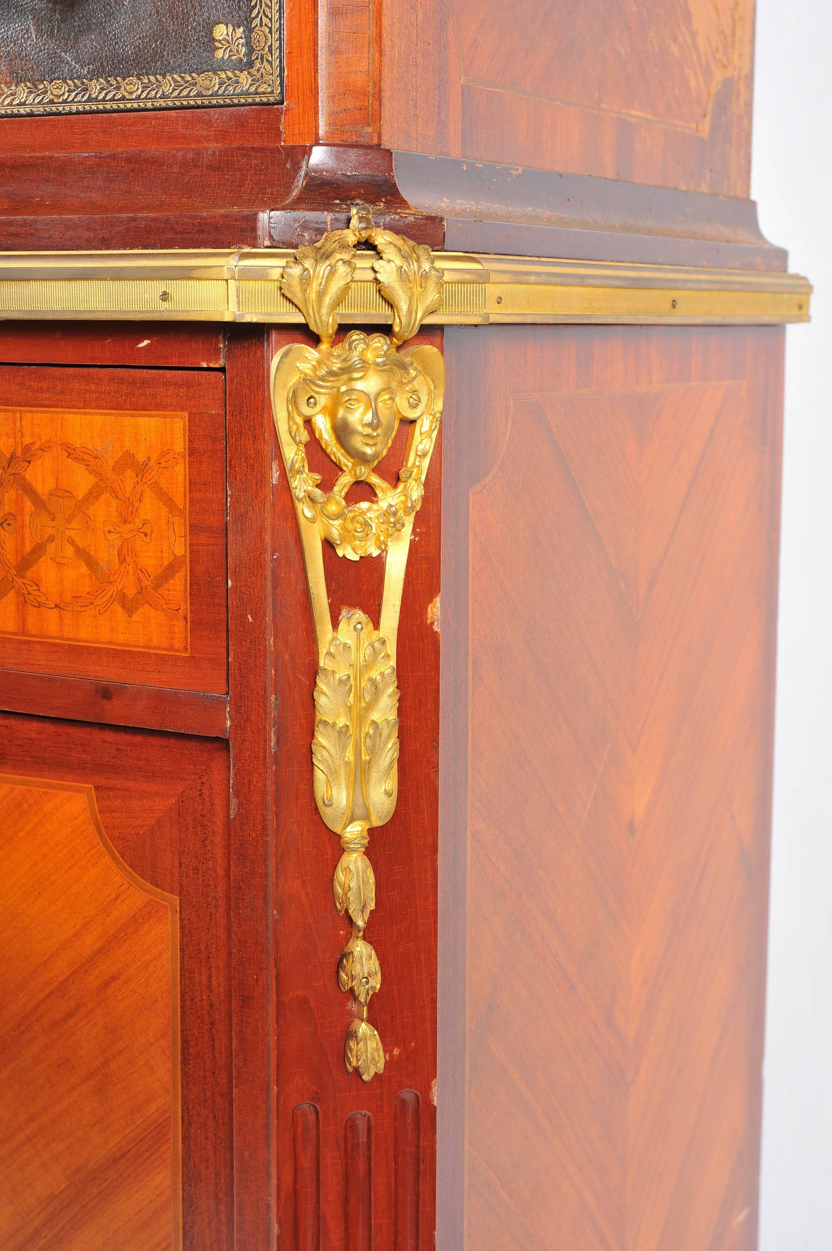 Early 20th Century French Kingwood Side Cabinet For Sale