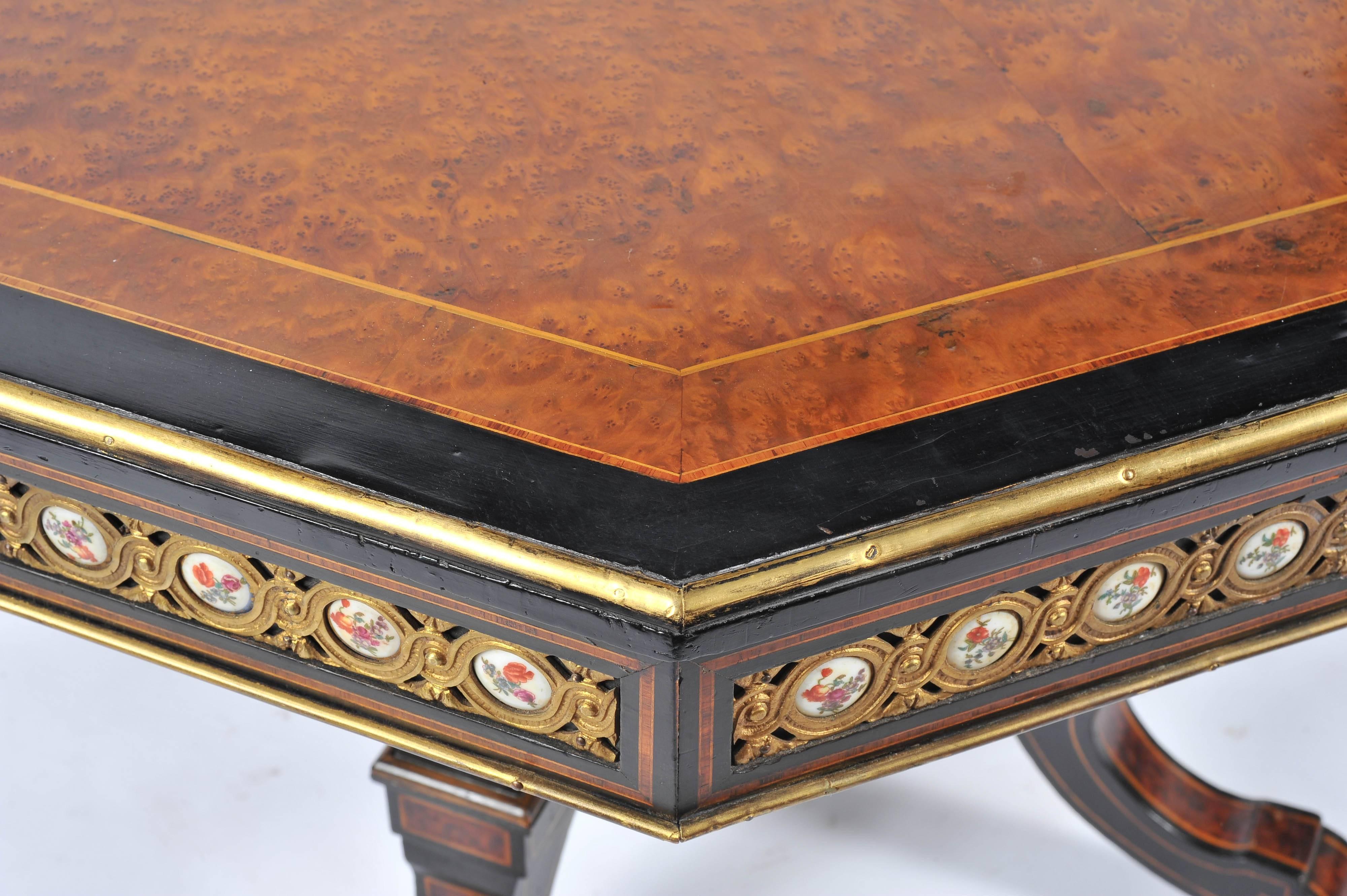 Late 19th Century 19th Century Sevres Mounted Centre Table