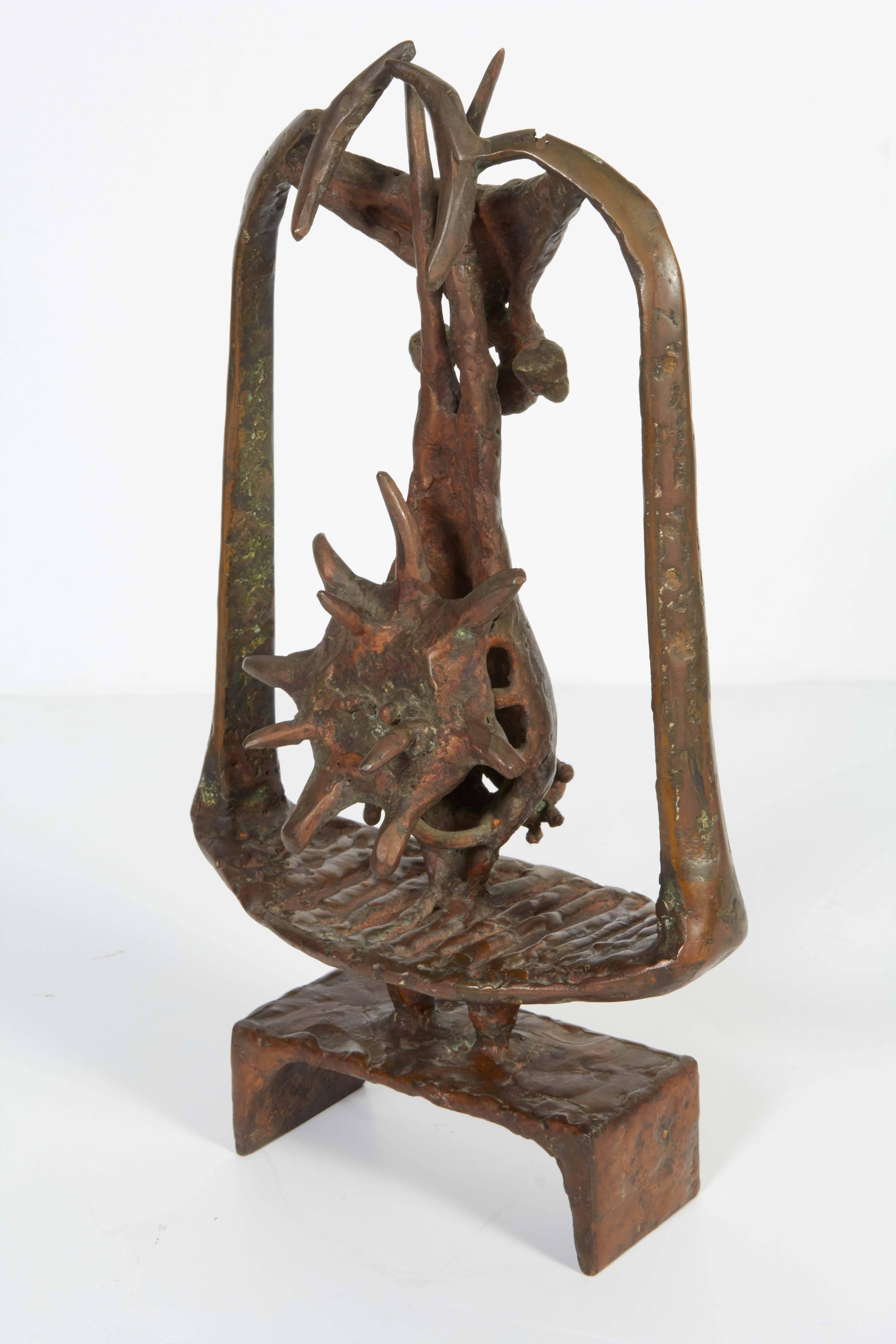 Mid-20th Century Lindsey Decker Untitled Bronze Sculpture, Signed