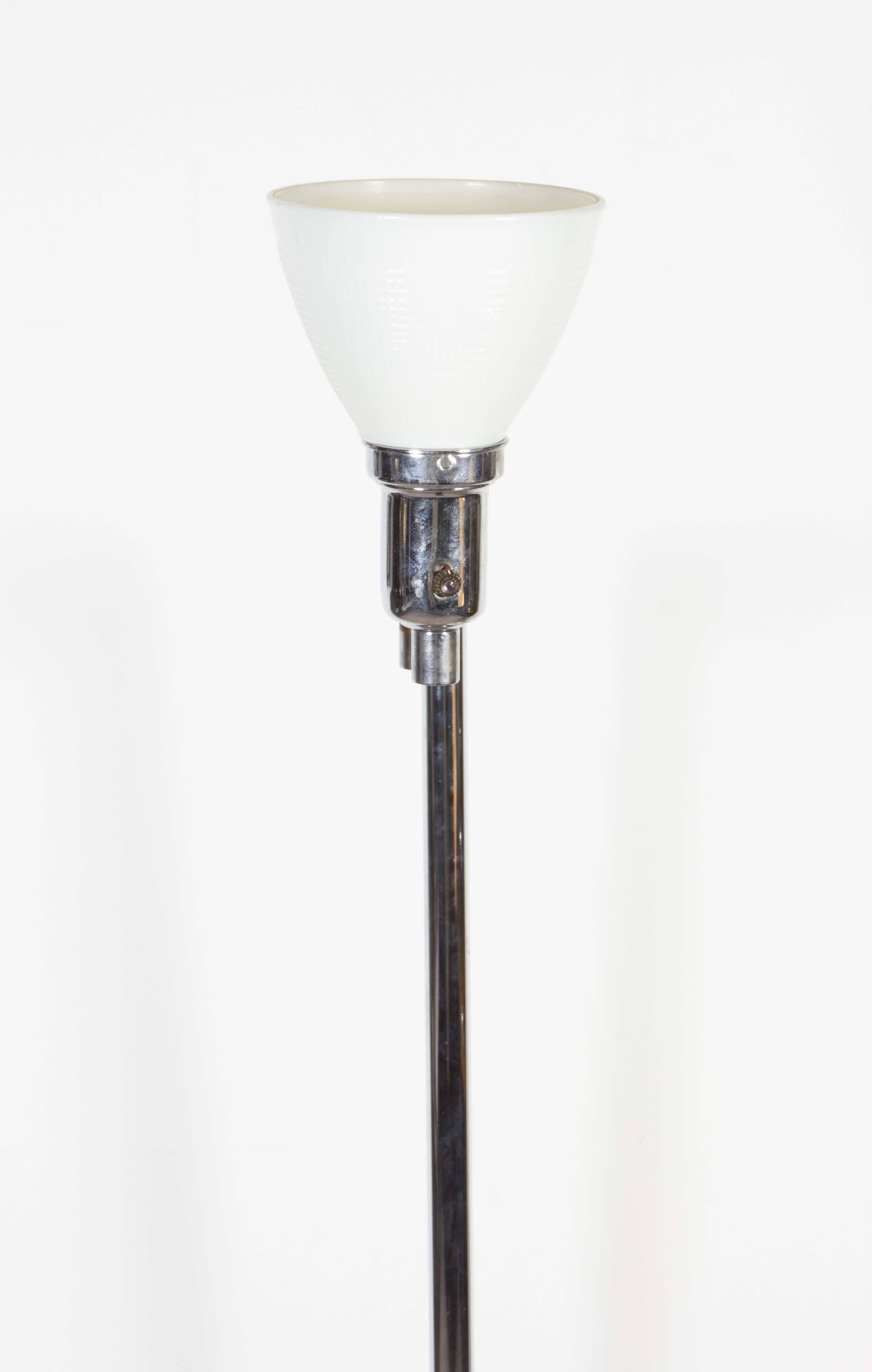 Walter Von Nessen Swing Arm Floor Lamp In Good Condition In New York, NY