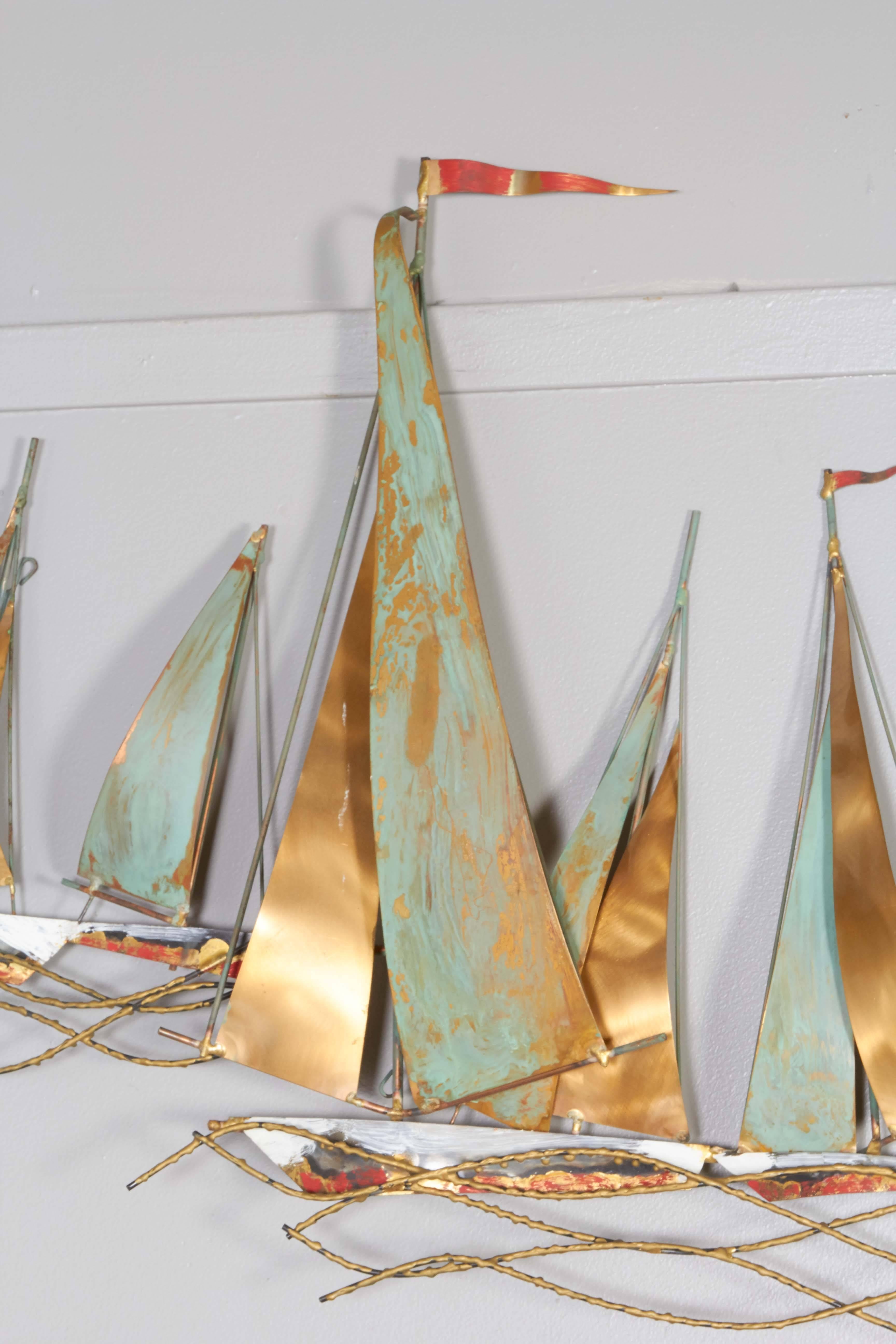 curtis jere sailboat sculpture