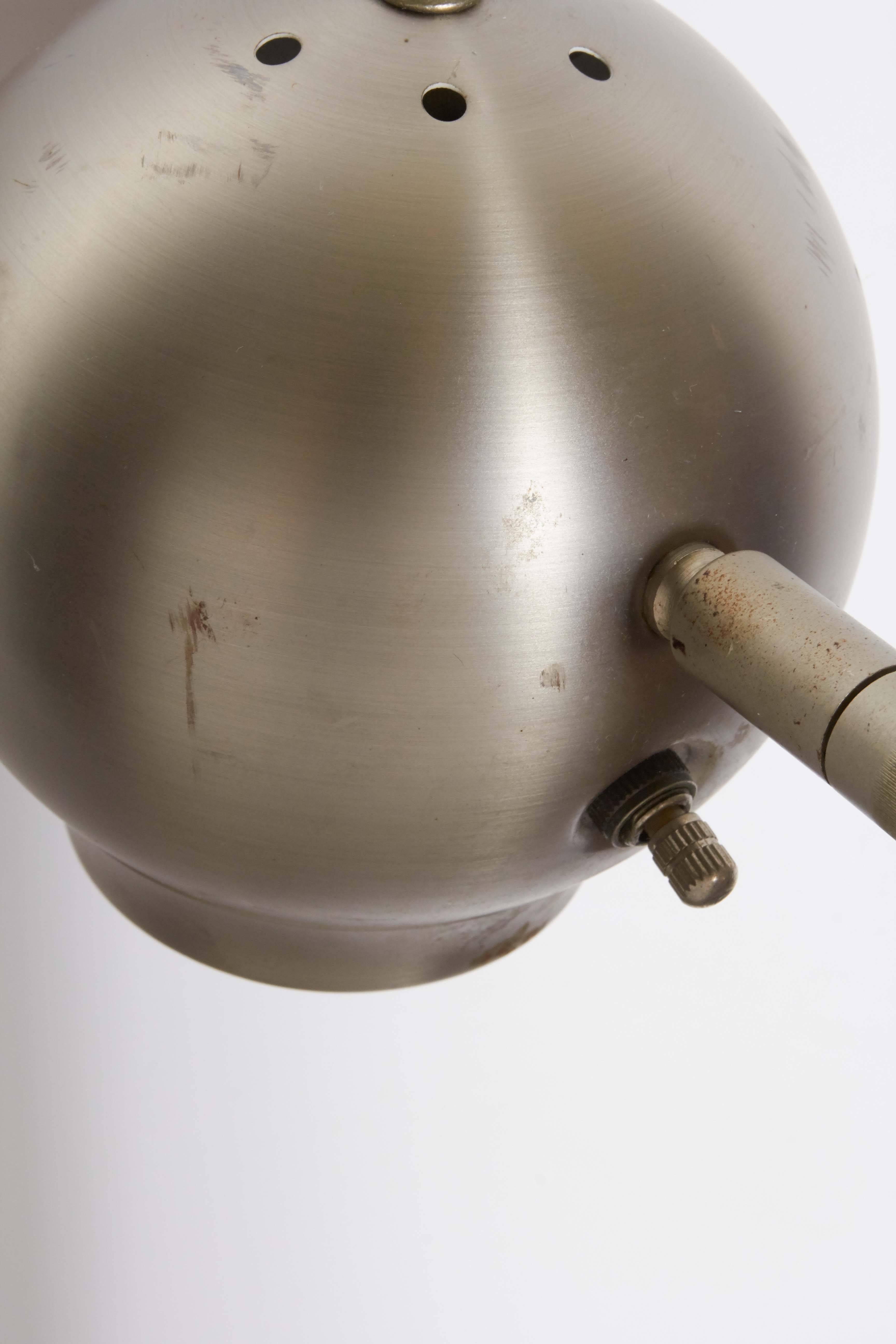 Space Age Floor Lamp with Orb Shade  3