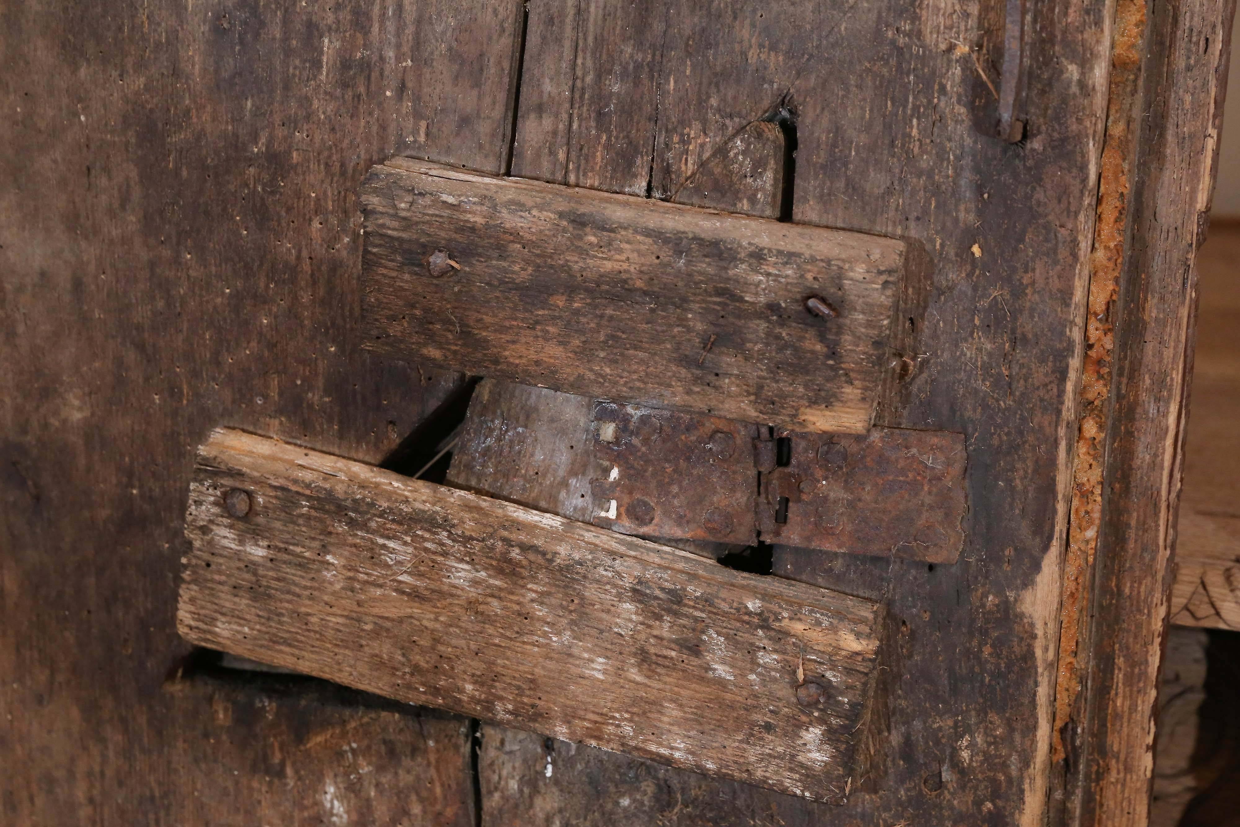 Pair of Early 19th Century Pine Barn Doors from France 2
