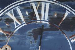 Antique French Clock Tower Face from Northern France