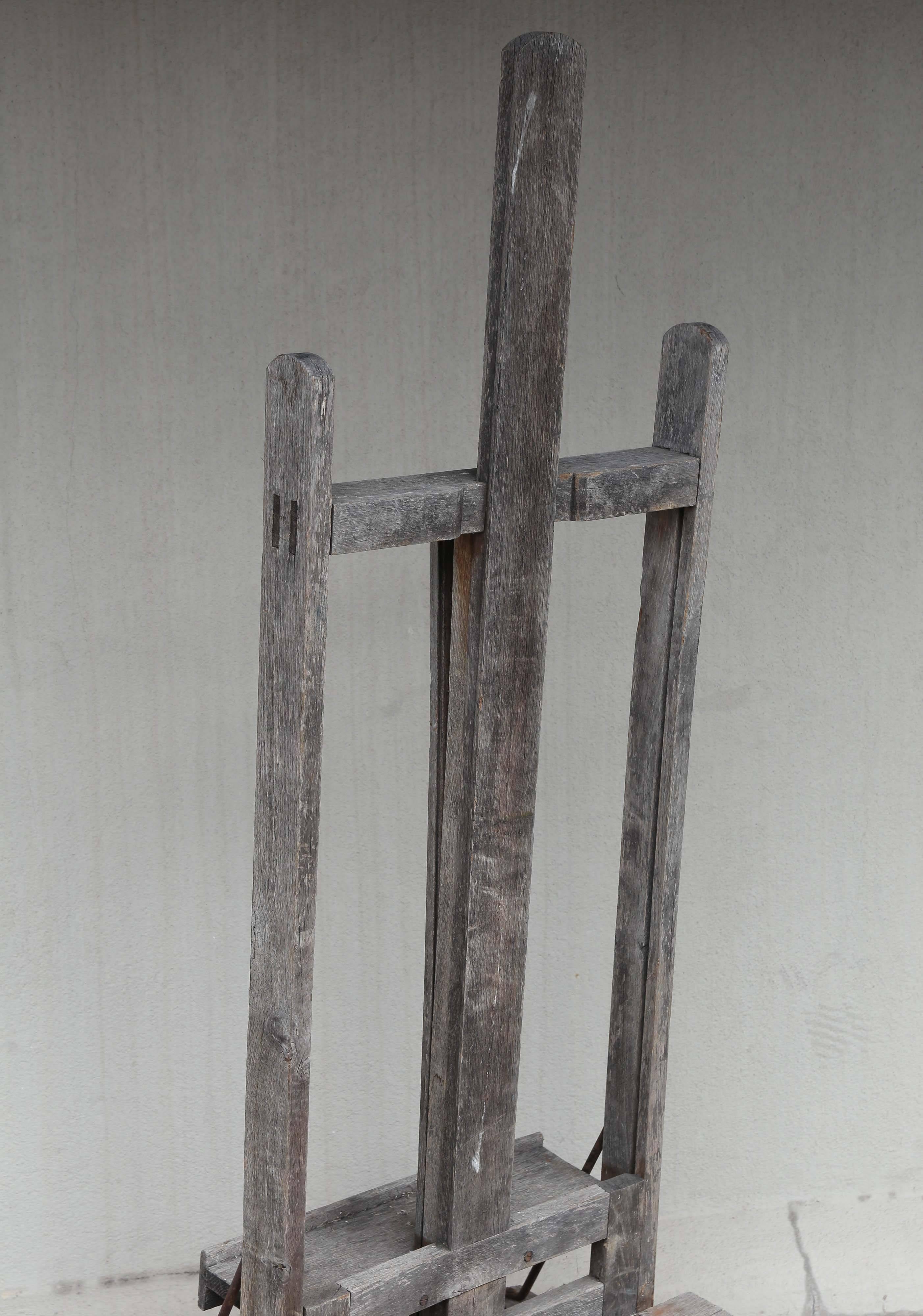 Antique French Easel from Chartres, France 2