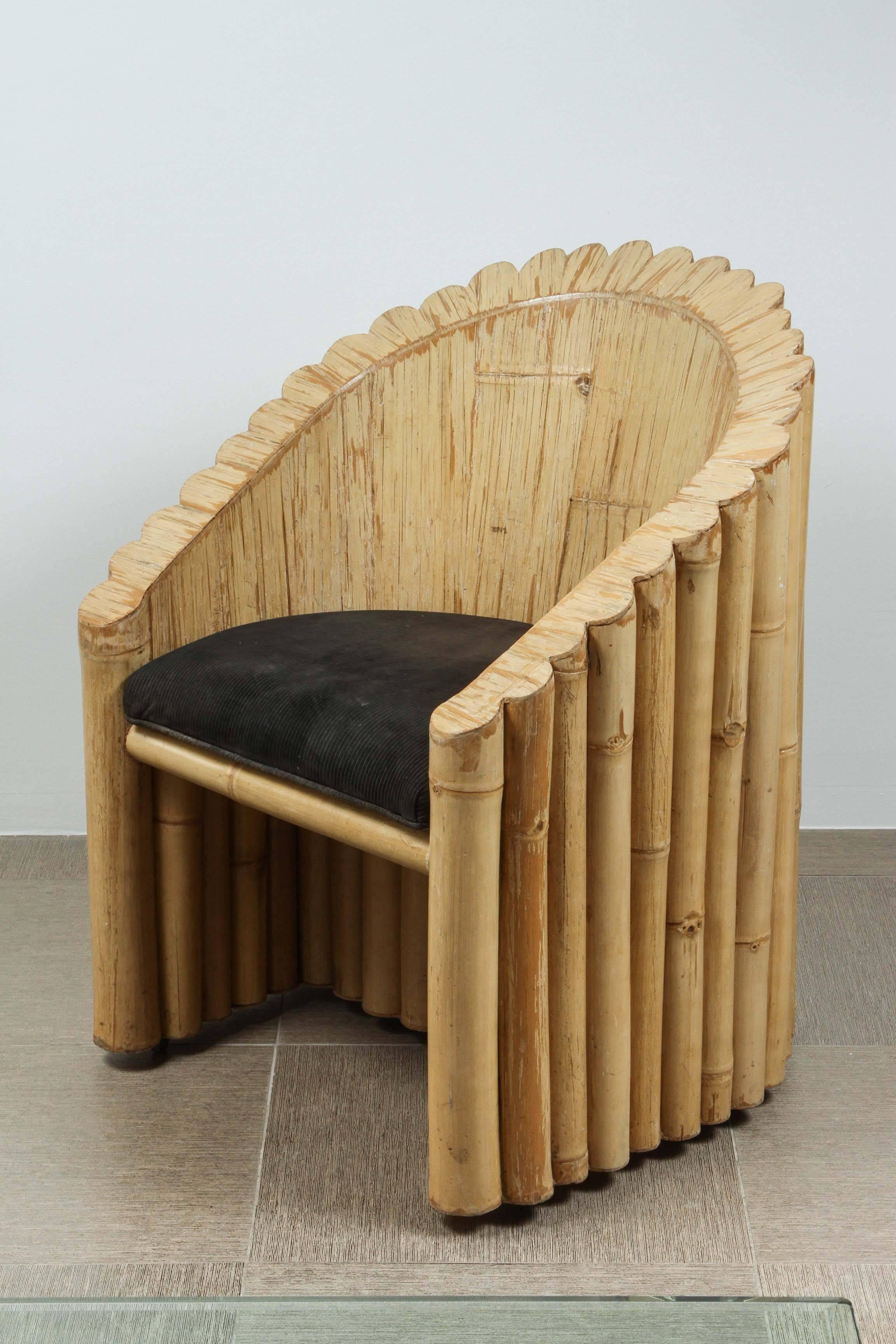 Four Unusual Bamboo Chairs 3