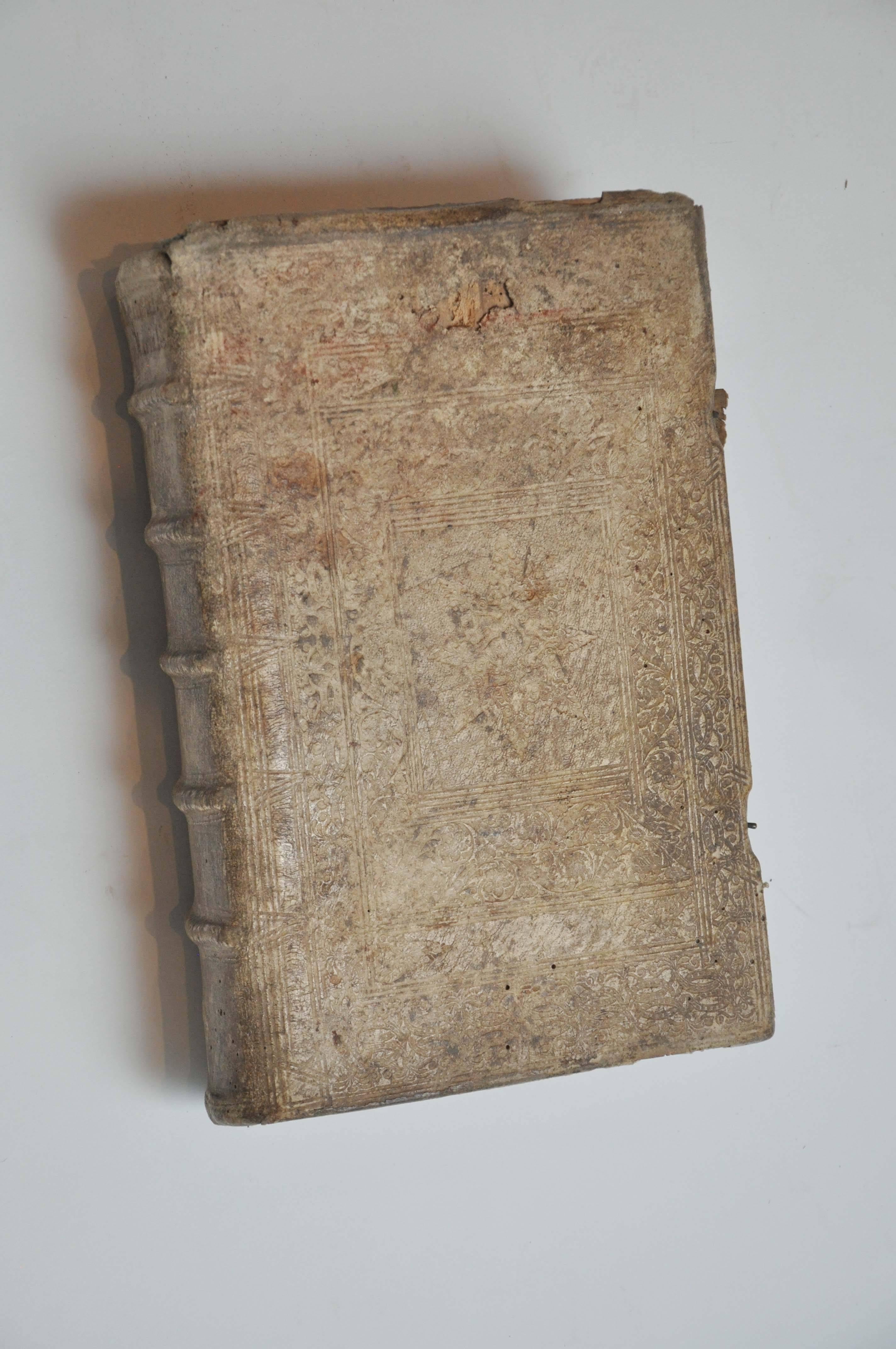 18th Century Rare European Vellum Book For Sale 2