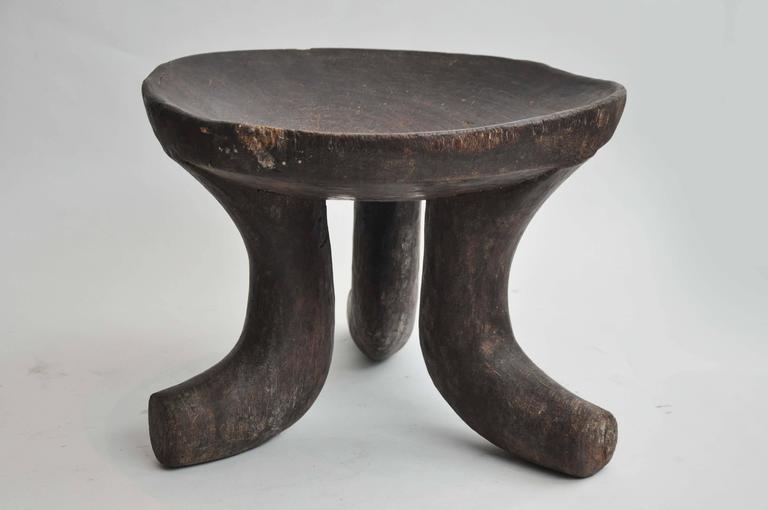 Early 20th Century ThreeLegged Stool from Ethiopia at 1stDibs