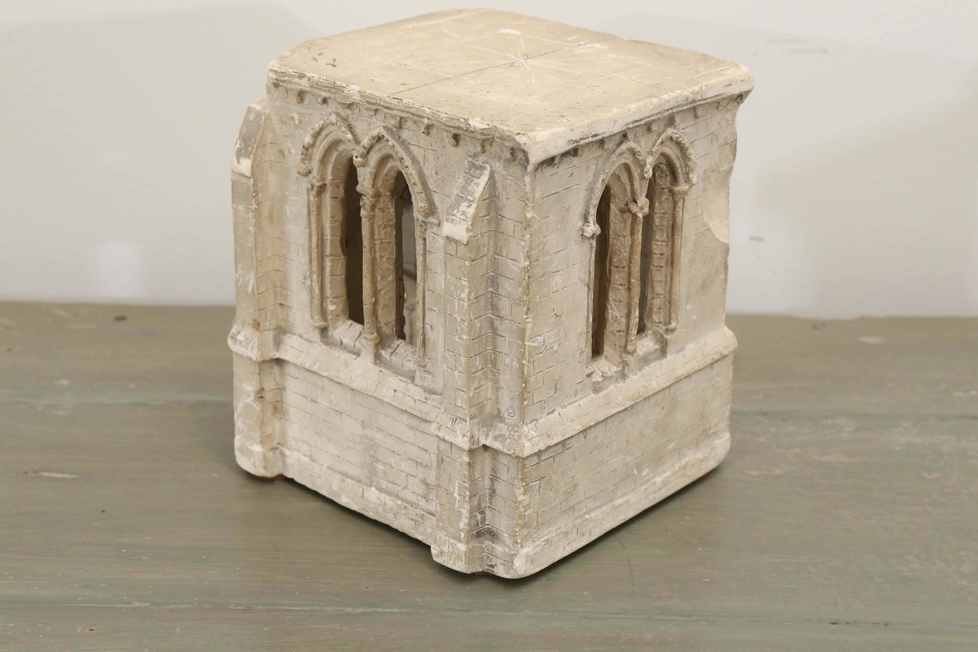18th Century Architect's Plaster Model of Church In Excellent Condition In Houston, TX