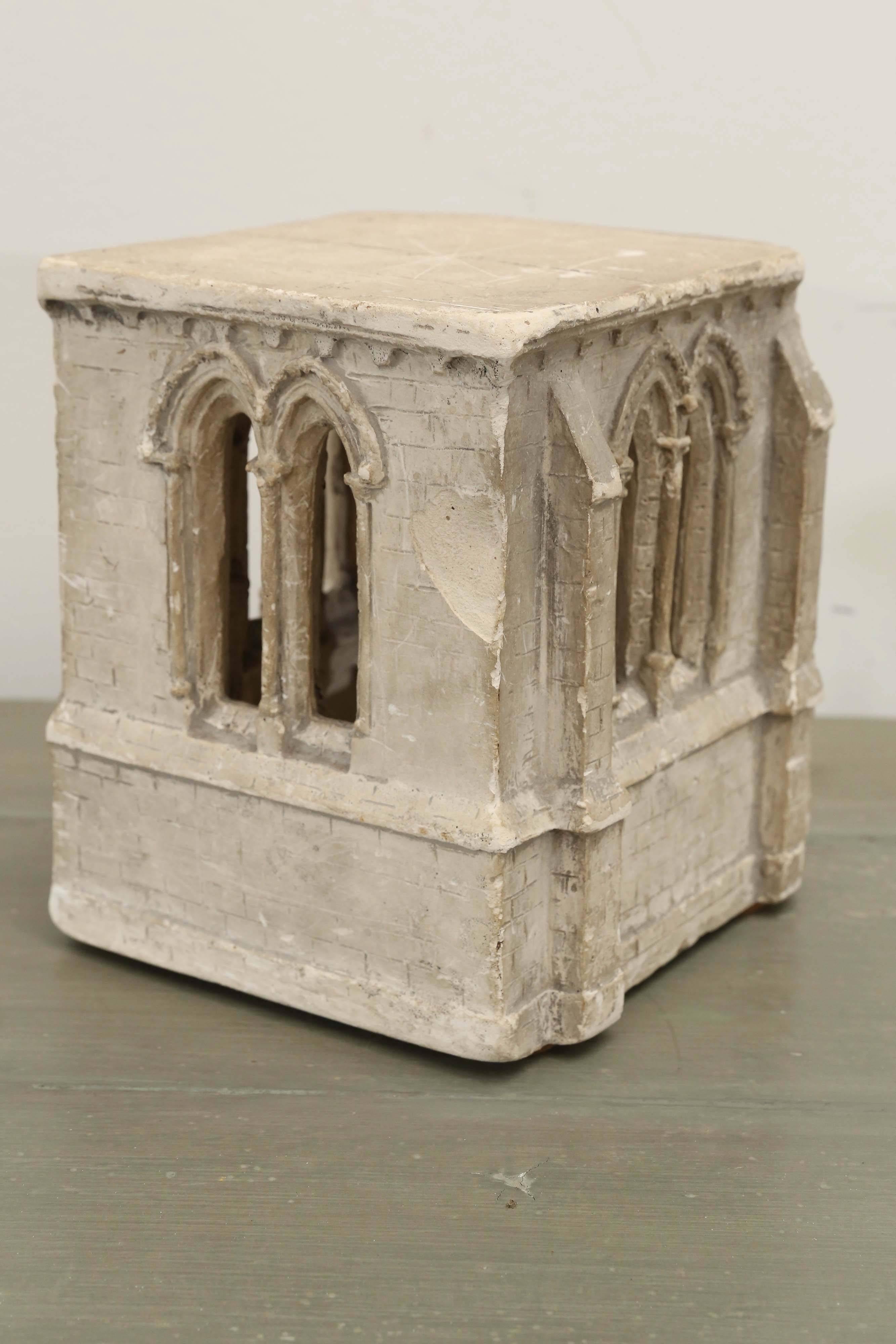 18th Century and Earlier 18th Century Architect's Plaster Model of Church