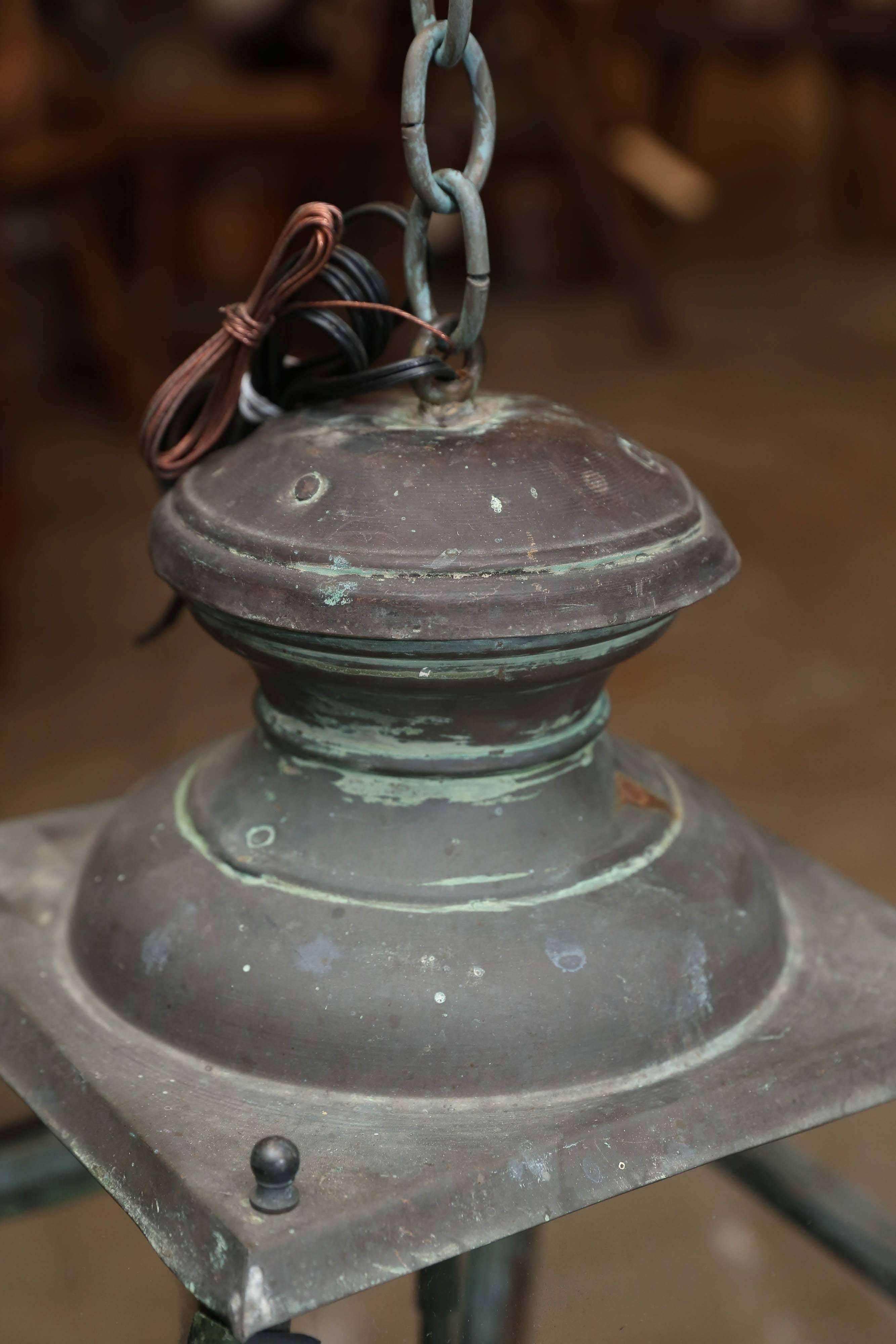 Antique 19th Century, Copper Lantern 2