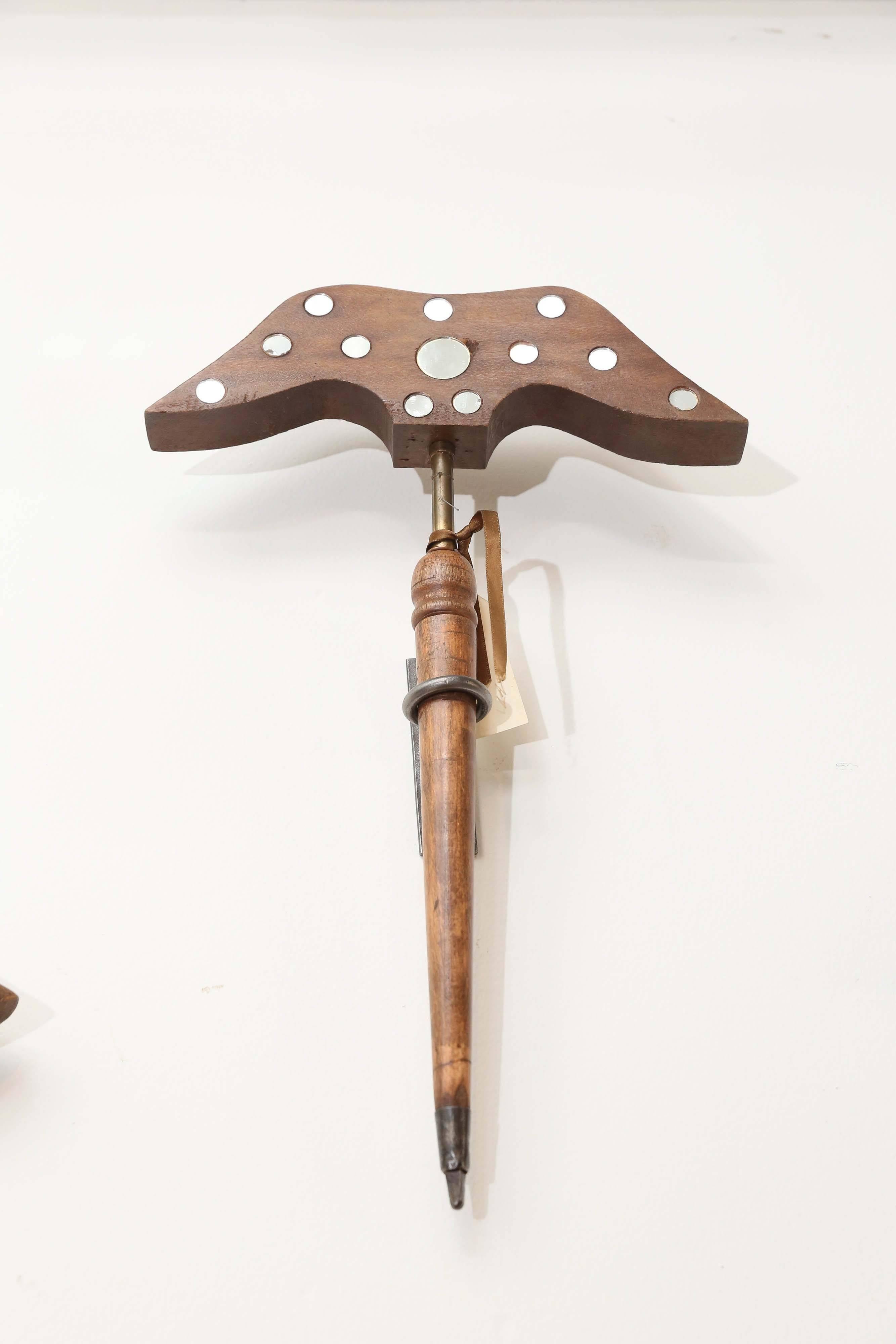Antique 19th Century Folk Art Bird Hunting Tool and Decoy In Good Condition For Sale In Houston, TX