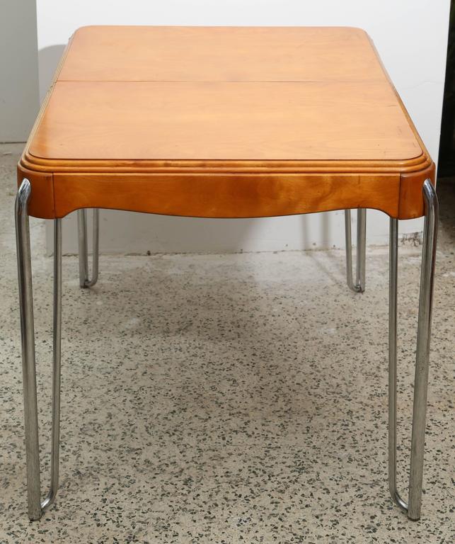Art Deco Kitchen Table with Four Chairs, 1940s, France at 1stDibs