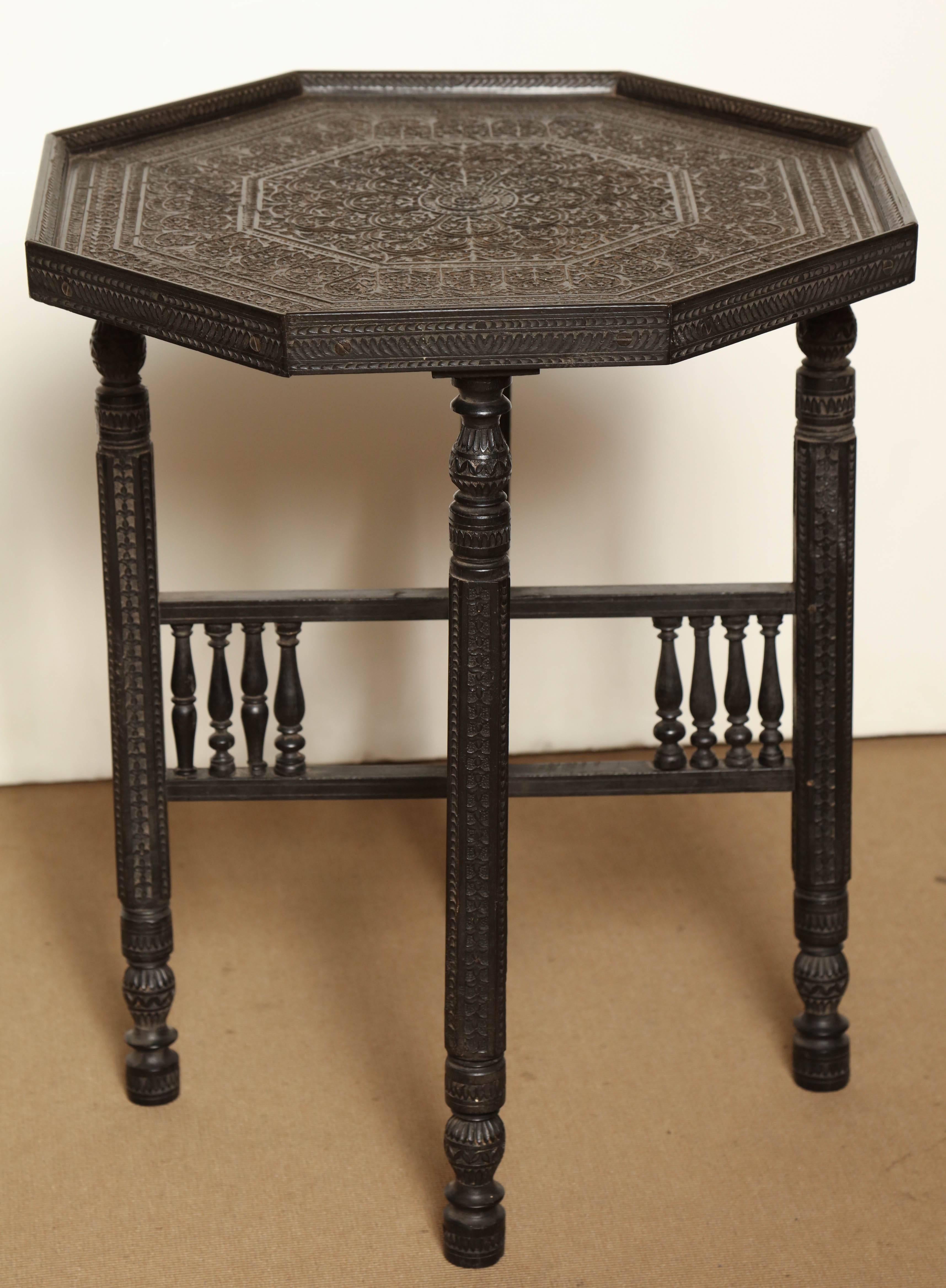 Mid-19th Century Raj, Hardwood Folding Table 3