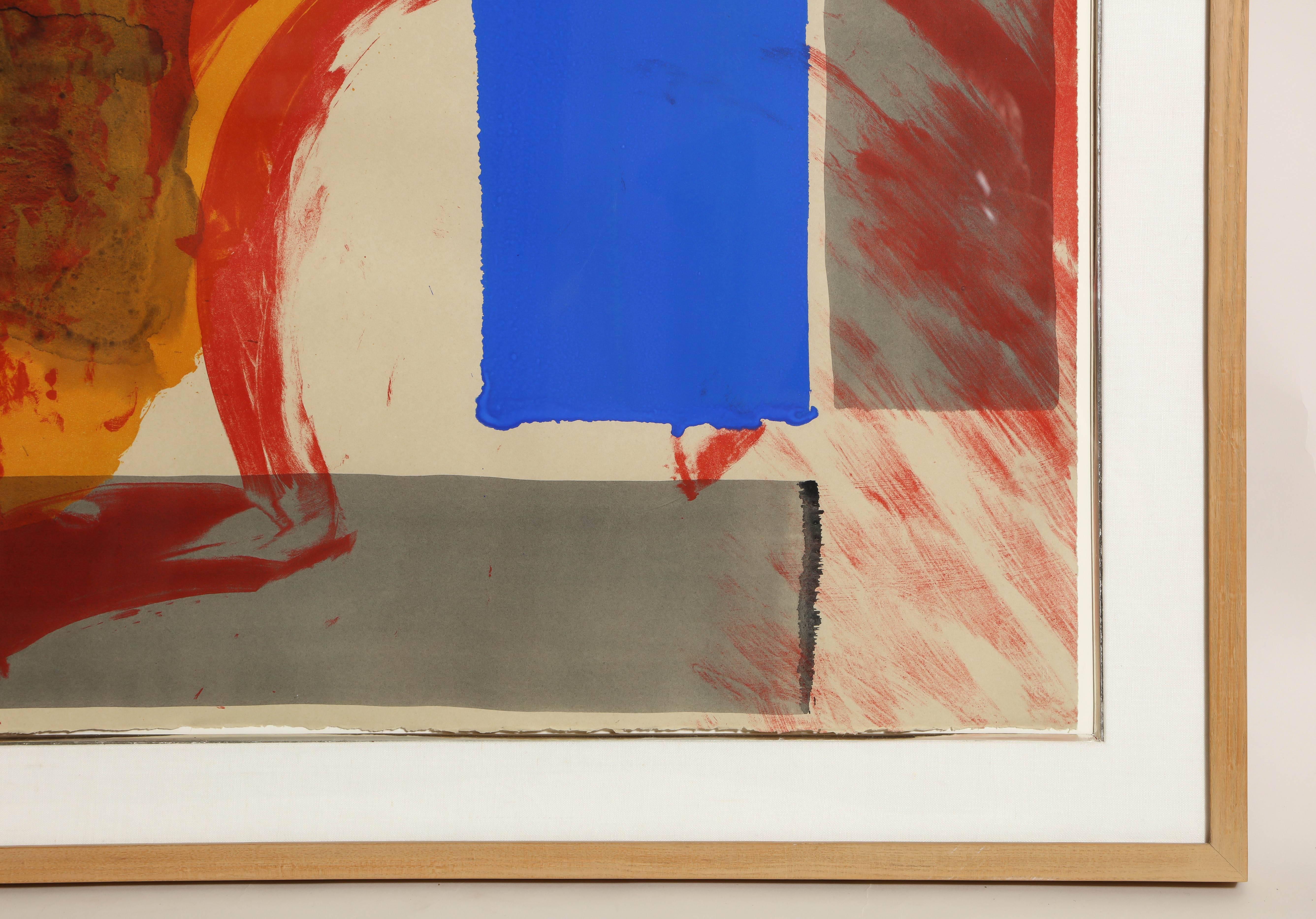 English Howard Hodgkin's 'Moonlight' Lithograph For Sale