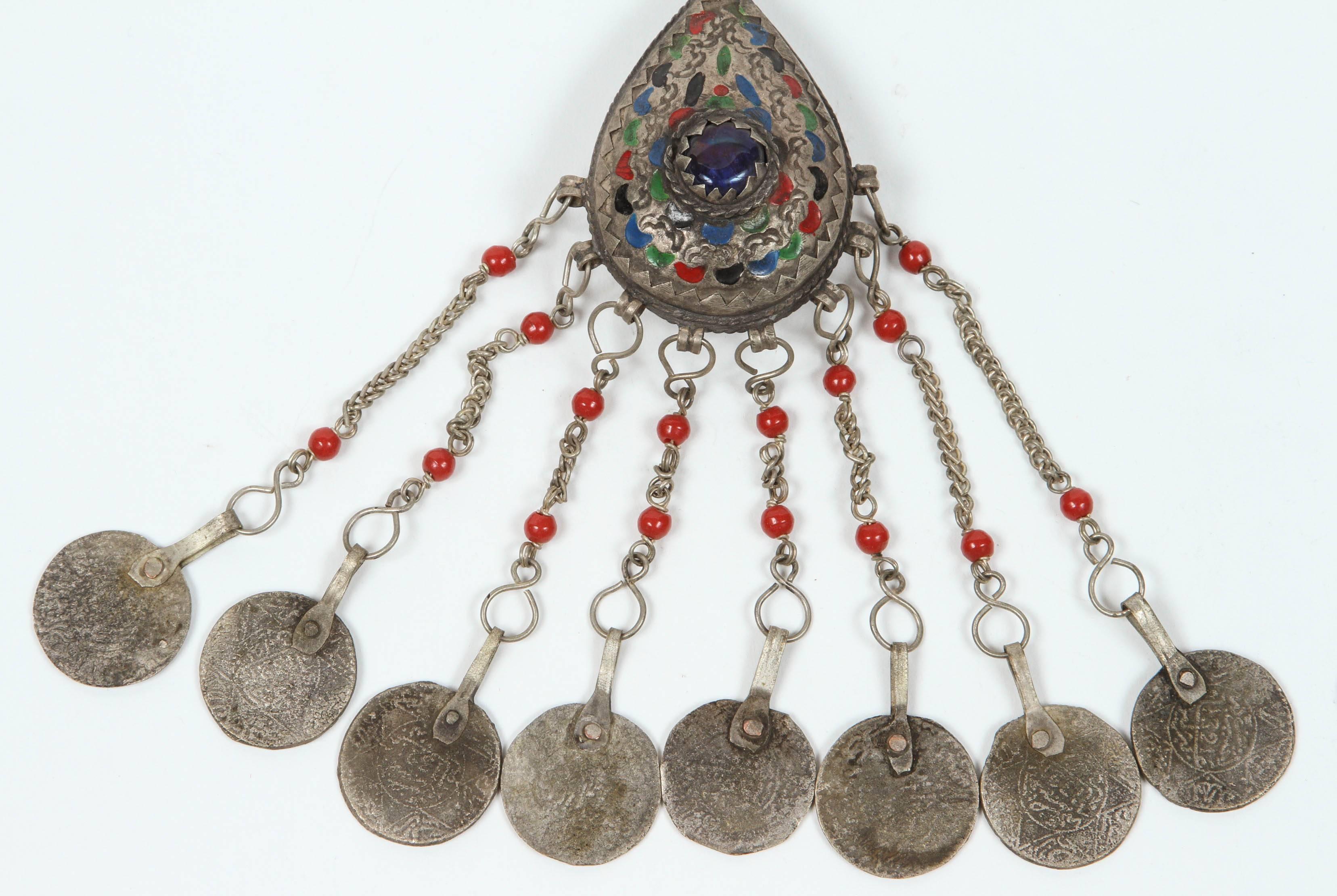 African Pair of Vintage Middle Eastern Fibulas For Sale